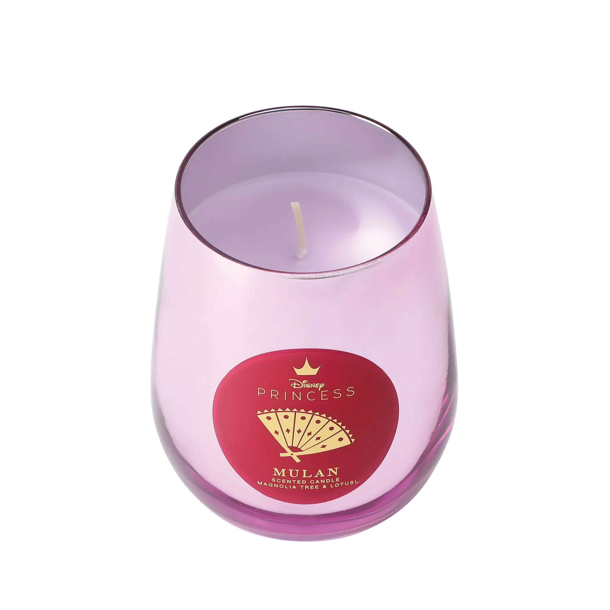 Mulan Magnolia & Lotus Blossom Foiled Glass Candle - Image 3