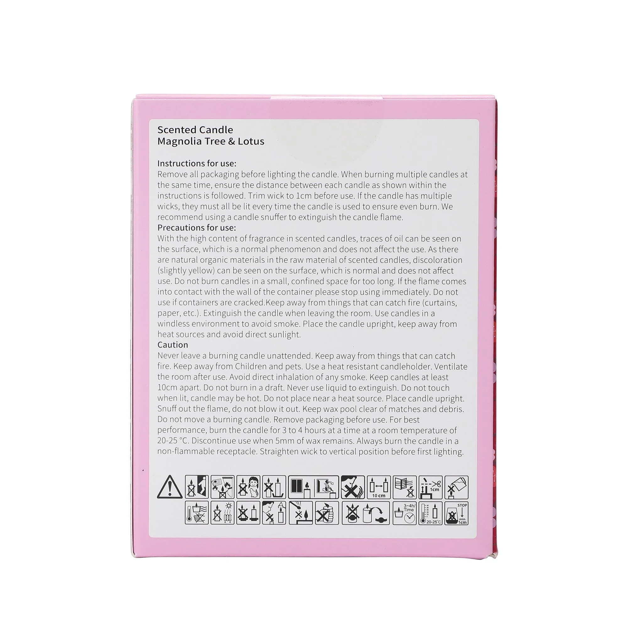 Mulan Magnolia & Lotus Blossom Foiled Glass Candle - Image 6
