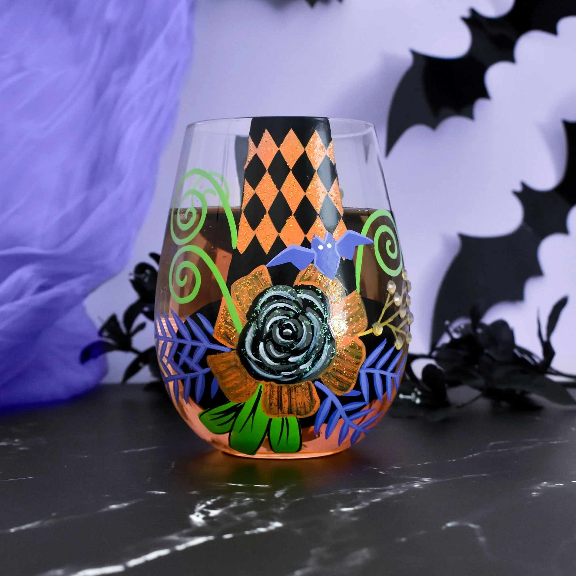 My Fancy Witch Hat Stemless Wine Glass by Lolita - Image 2