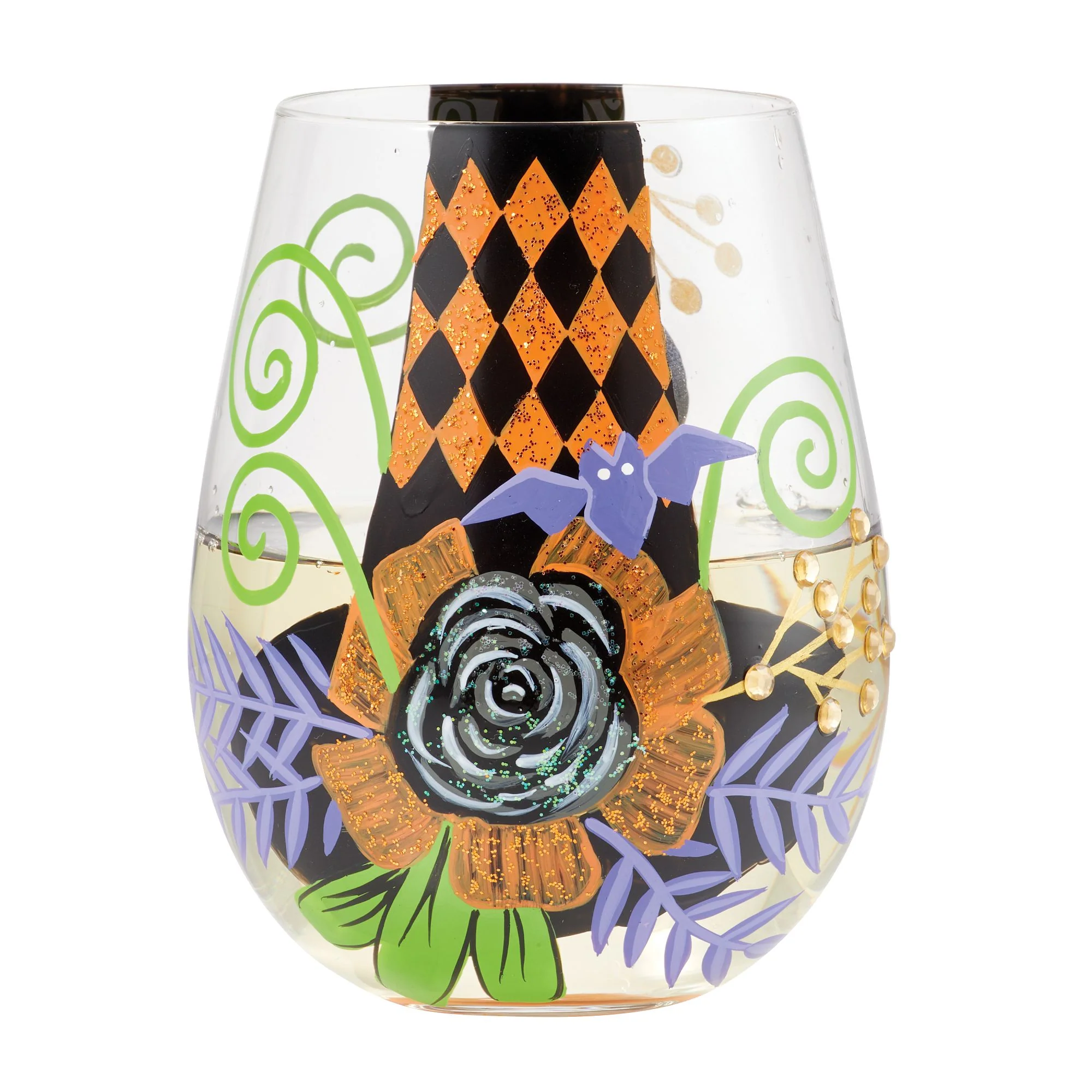 My Fancy Witch Hat Stemless Wine Glass by Lolita - Image 3