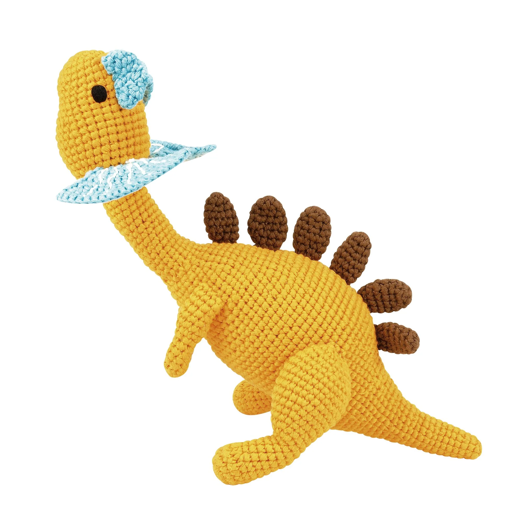 Oakley the Dilophosaurus Soft Toy by Woolie - Image 4