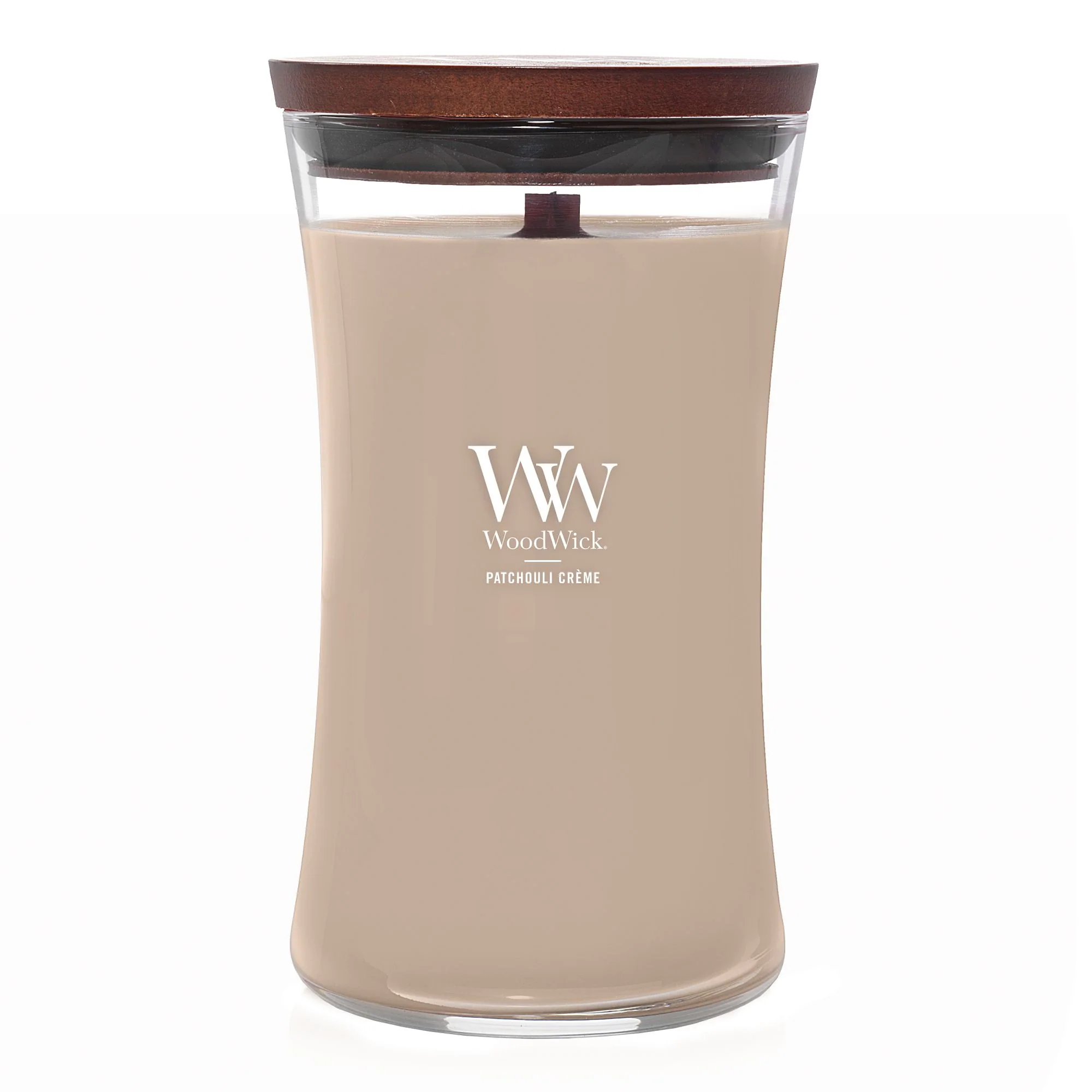 Patchouli Creme Large Hourglas by WoodWick