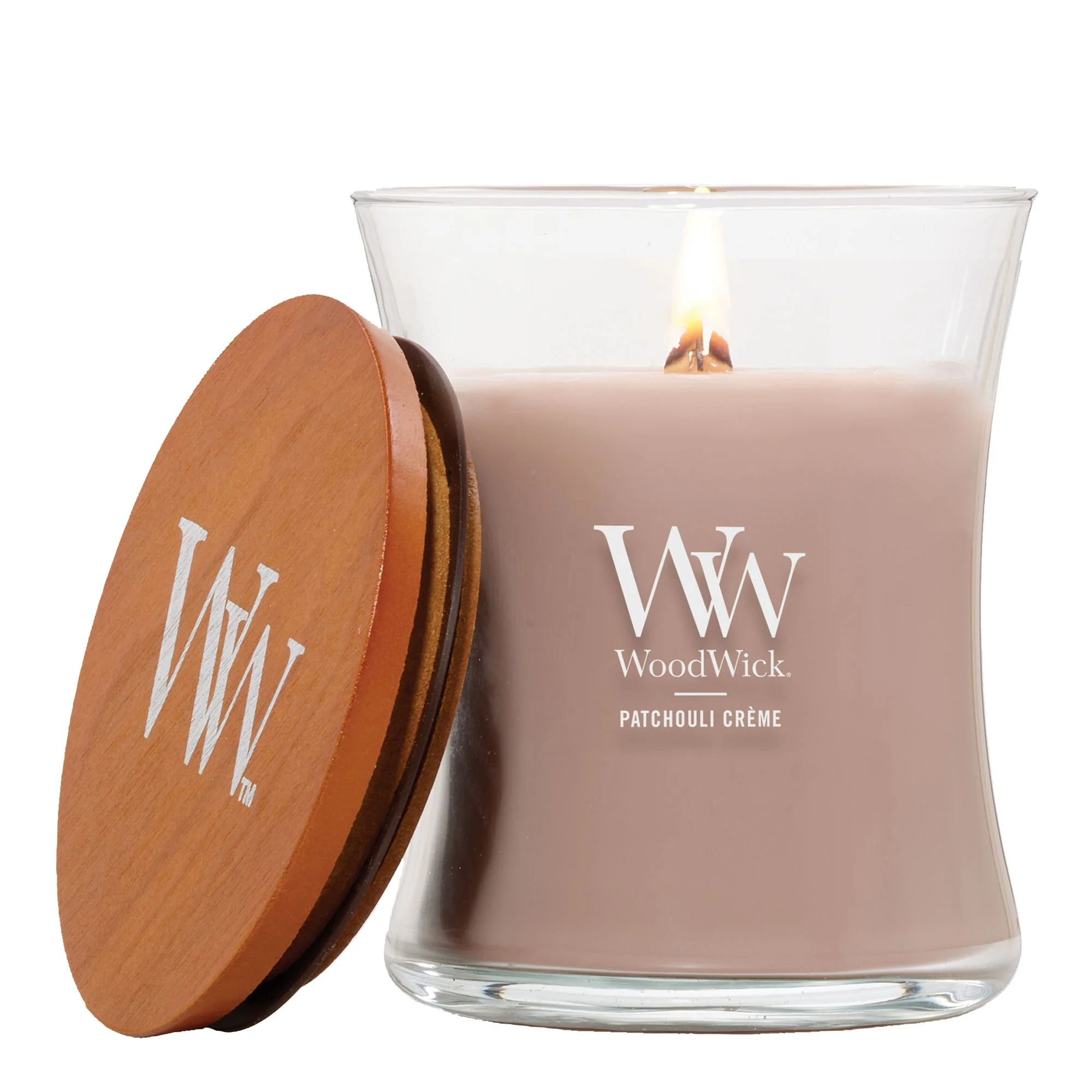 Patchouli Creme Medium Hourglass by WoodWick - Image 7