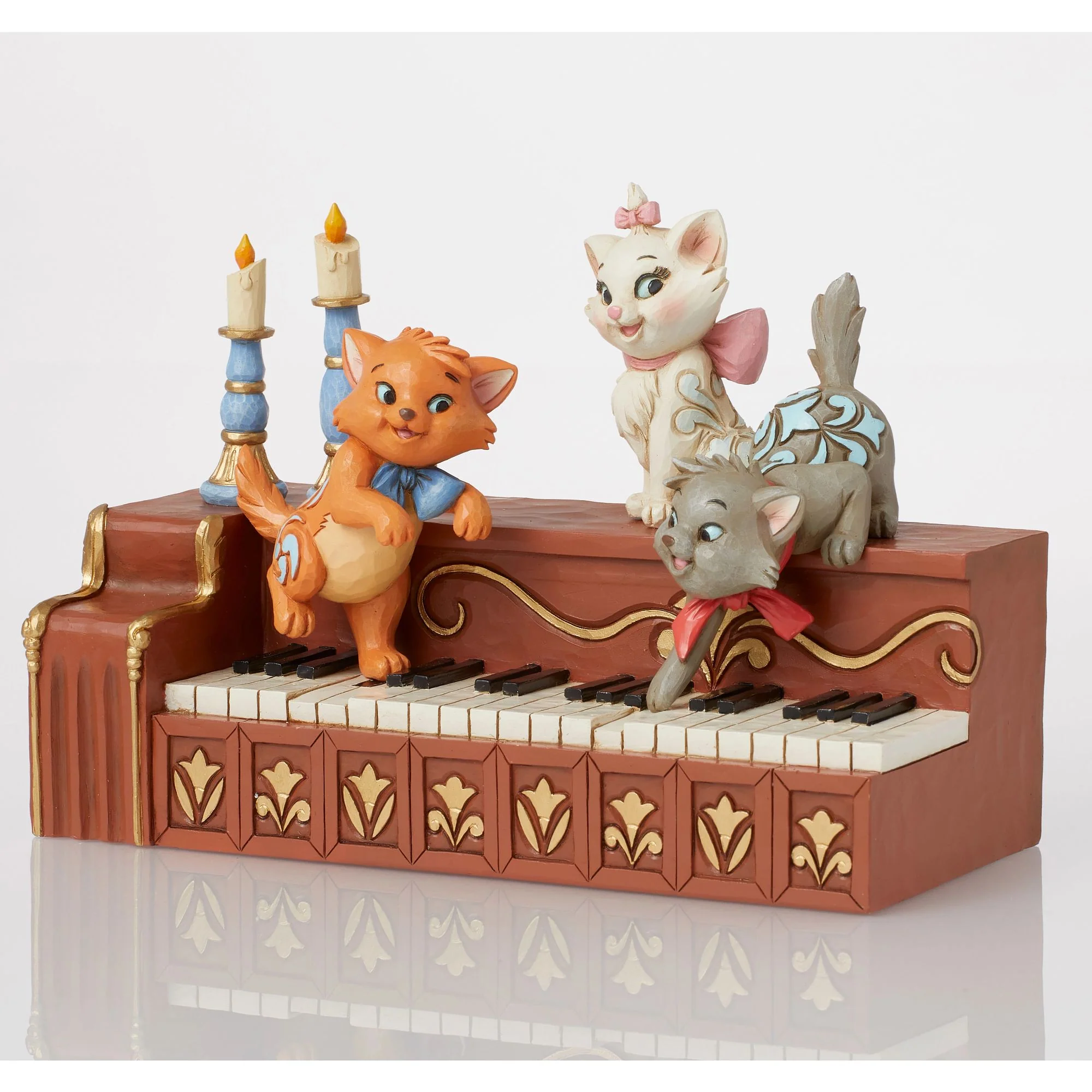 Paws at Play (Aristocats Kittens on Piano Figurine) - Disney Traditions by Jim Shore - Image 2