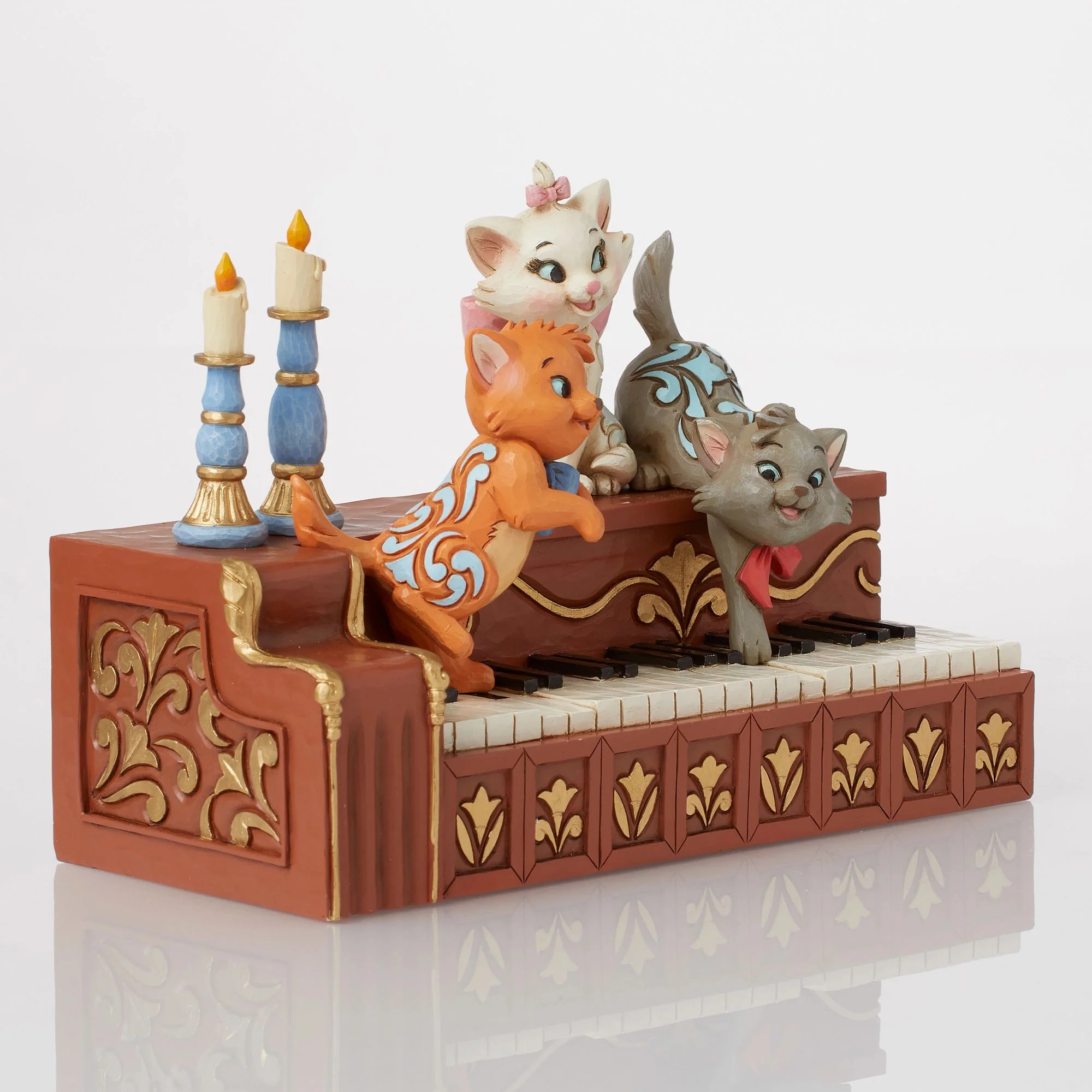 Paws at Play (Aristocats Kittens on Piano Figurine) - Disney Traditions by Jim Shore - Image 3