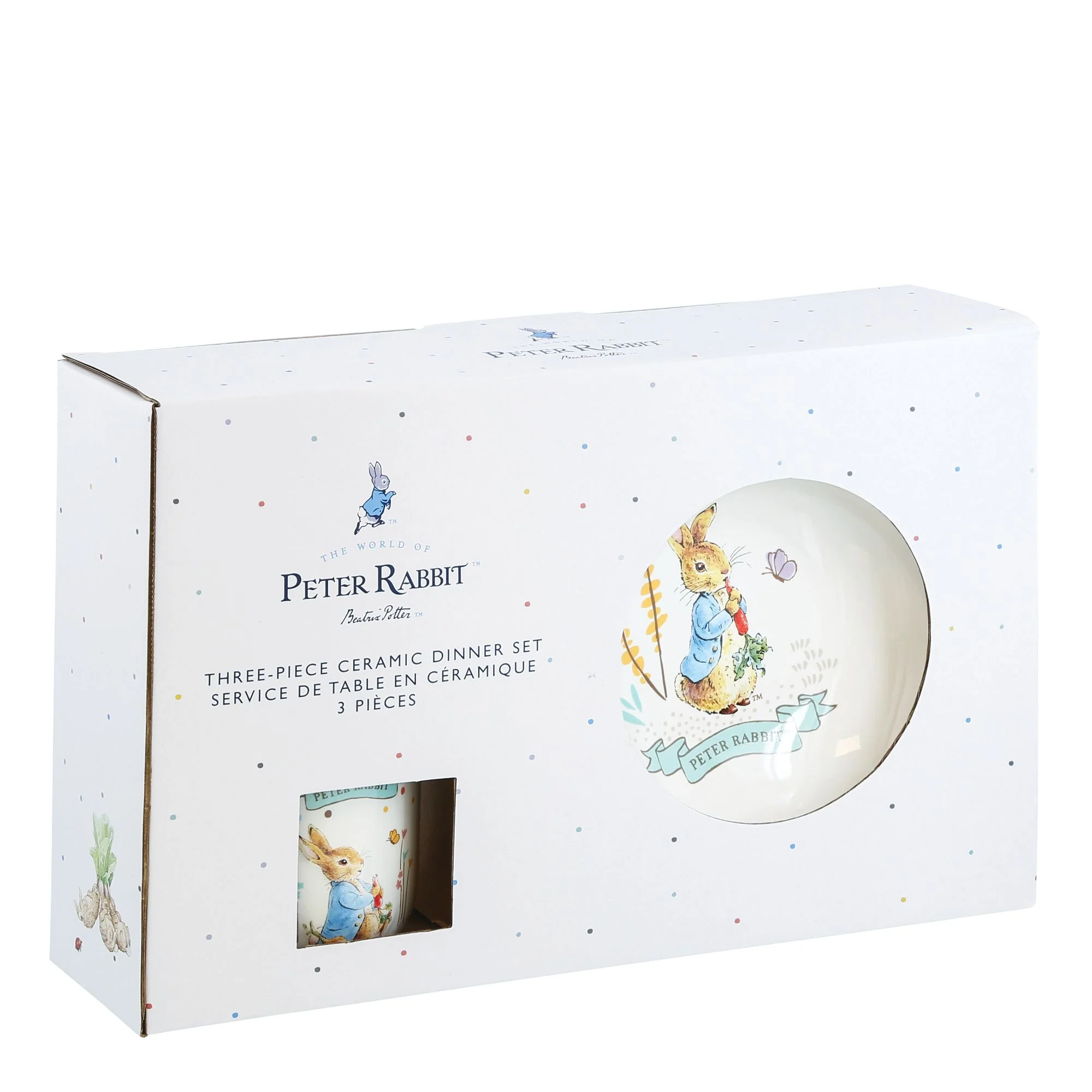 Peter Rabbit 3 Piece Ceramic Dinner Set - Image 8