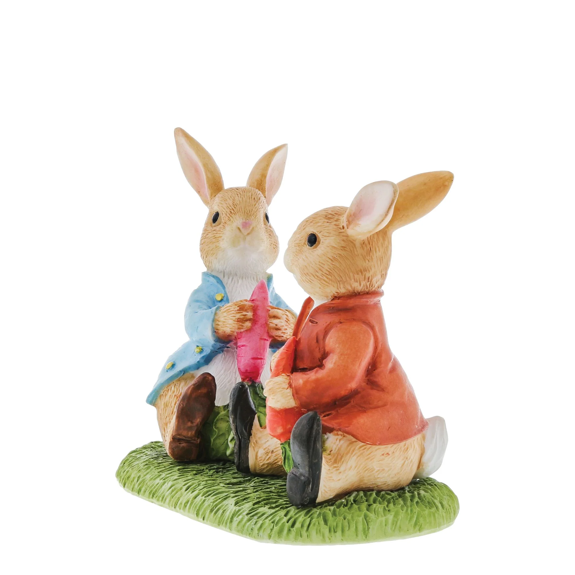 Peter Rabbit & Benjamin Eating Vegetables Figurine - Image 3