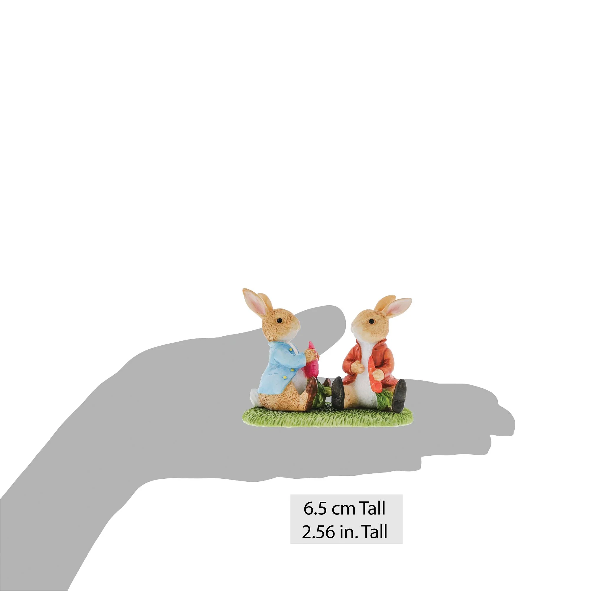 Peter Rabbit & Benjamin Eating Vegetables Figurine - Image 5