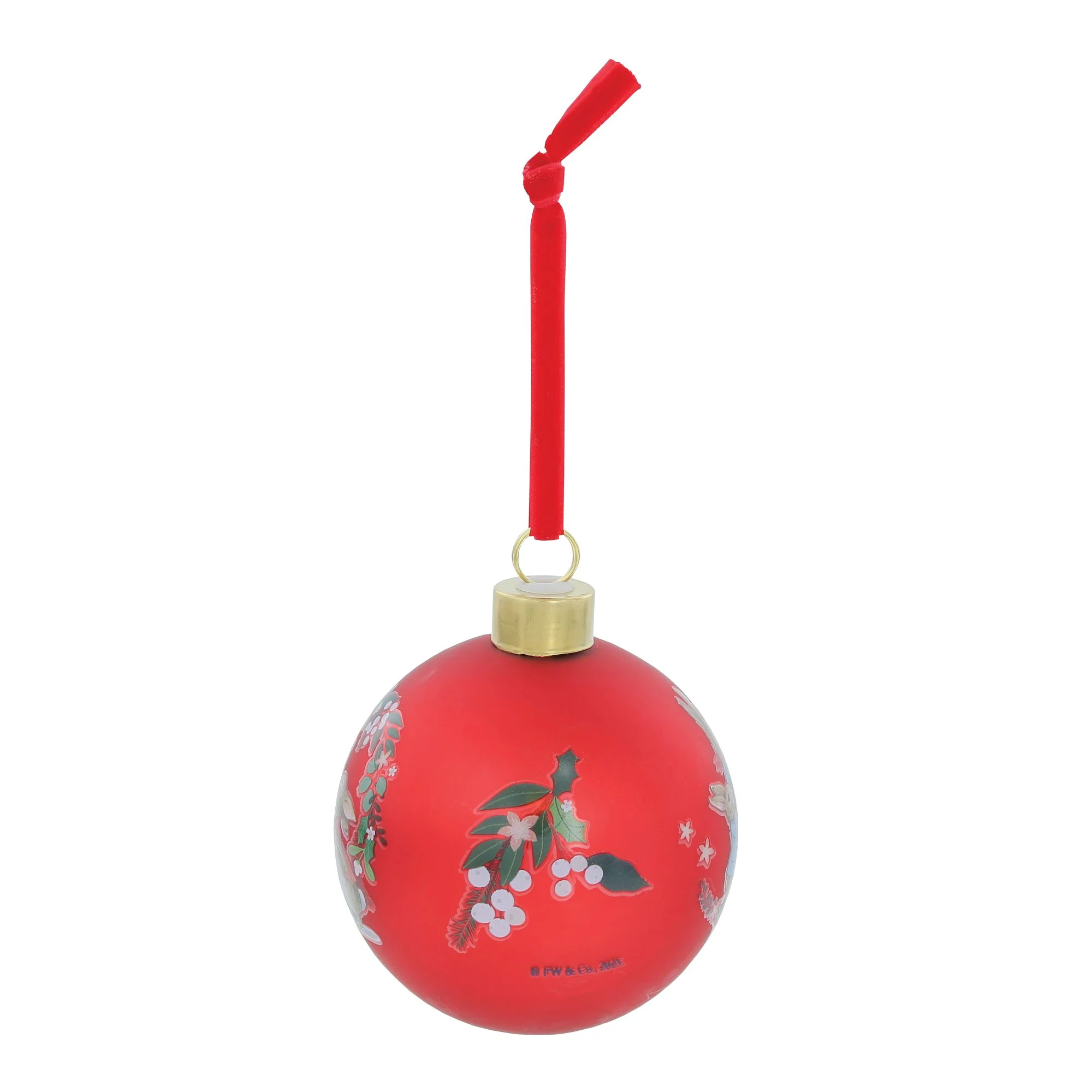 Peter Rabbit Red Festive Bauble - Image 4