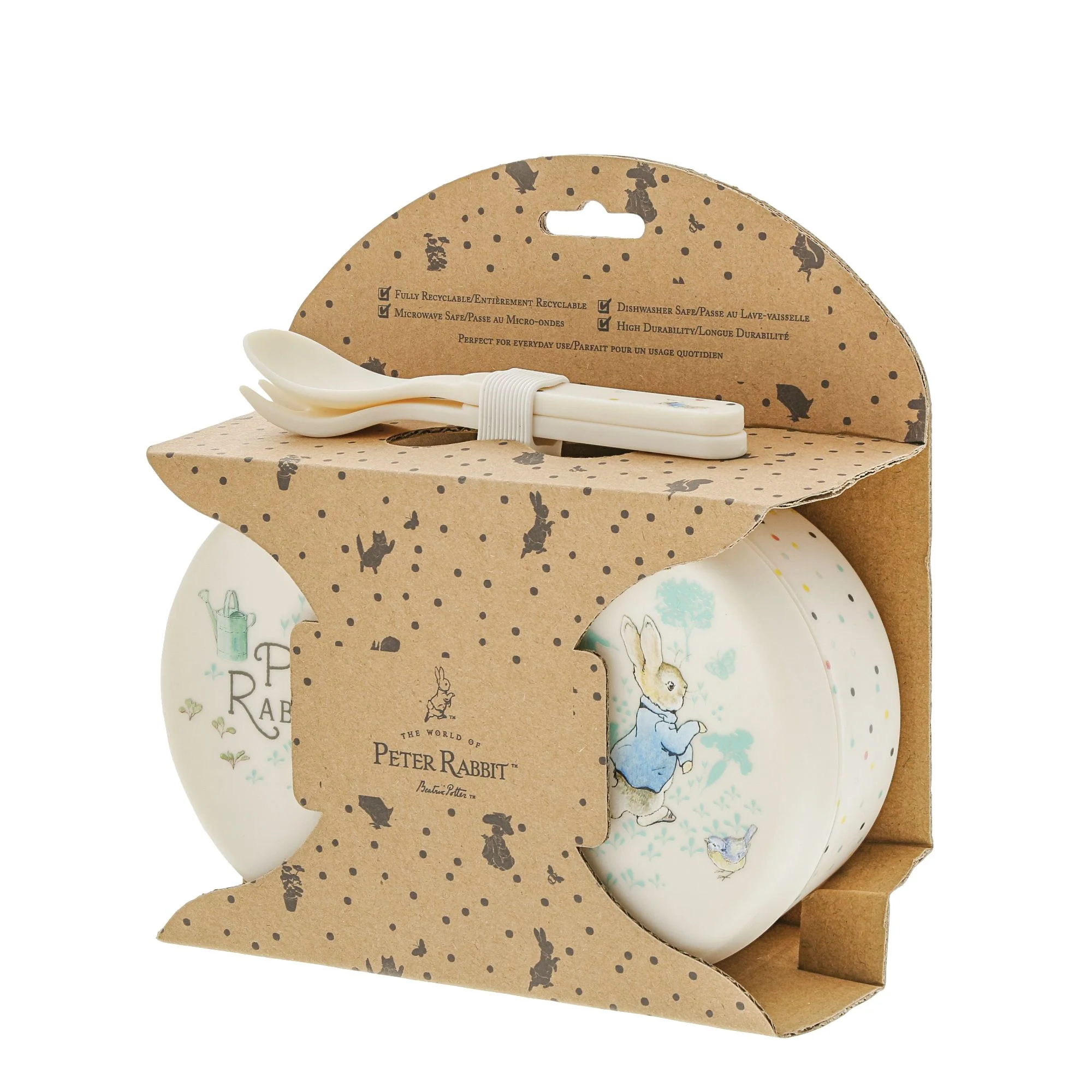 Peter Rabbit Snack Box with Cutlery Set by Beatrix Potter - Image 10