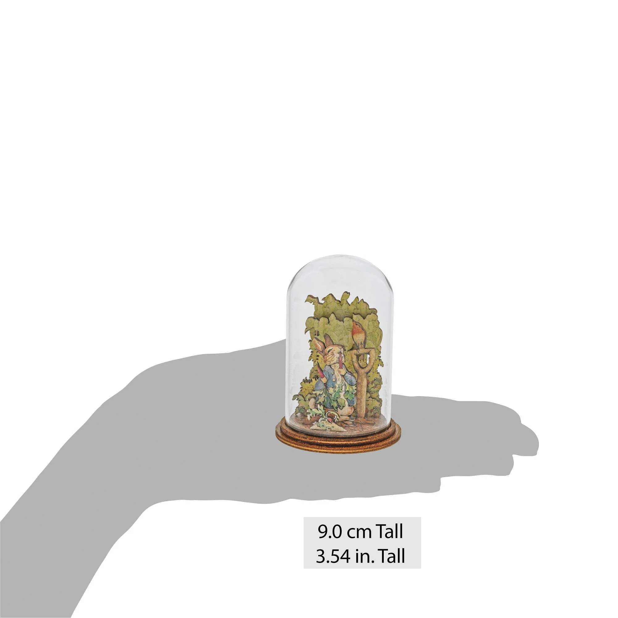 Peter Rabbit with Radishes Wooden Figurine - Image 6