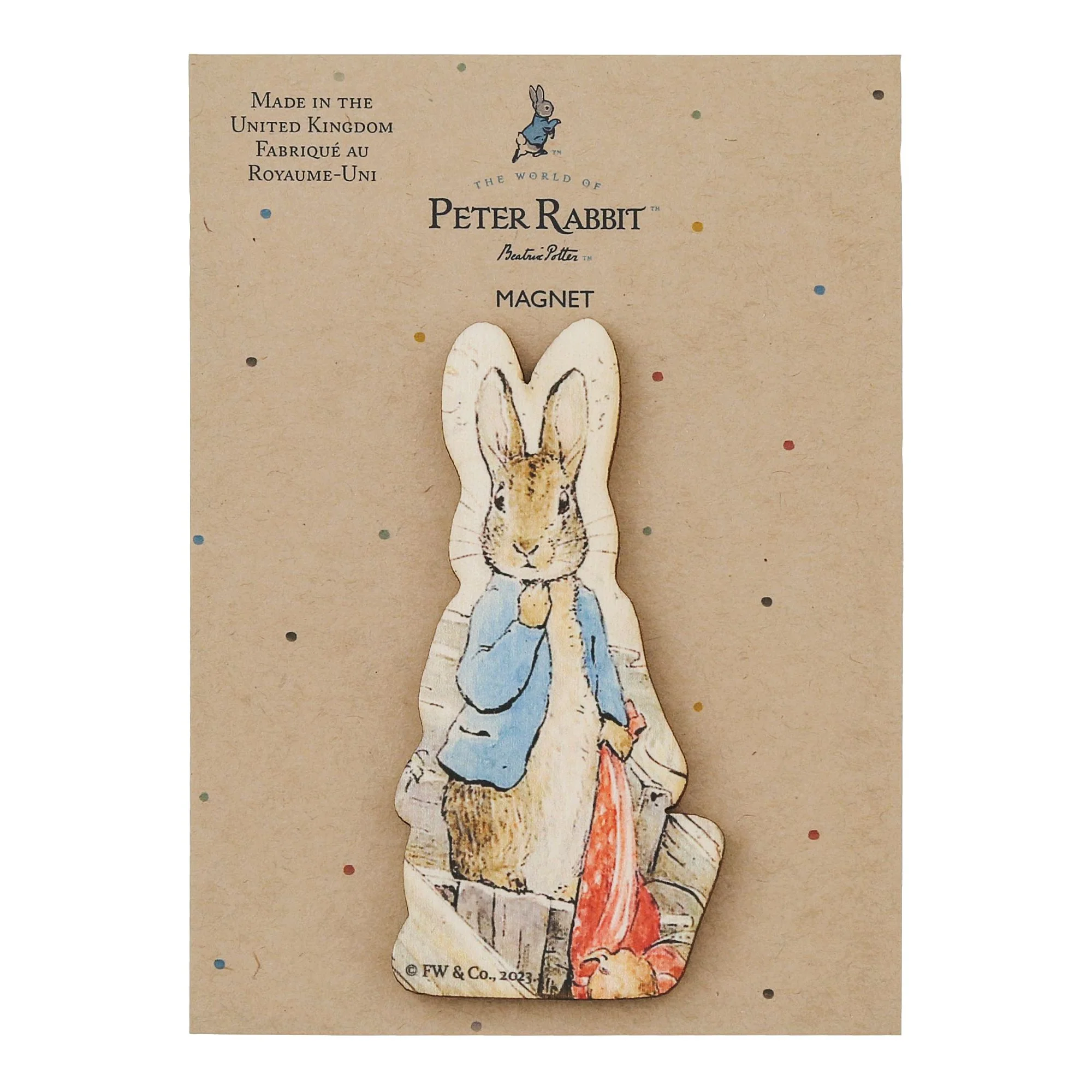 Peter Rabbit Wooden Magnet - Image 5
