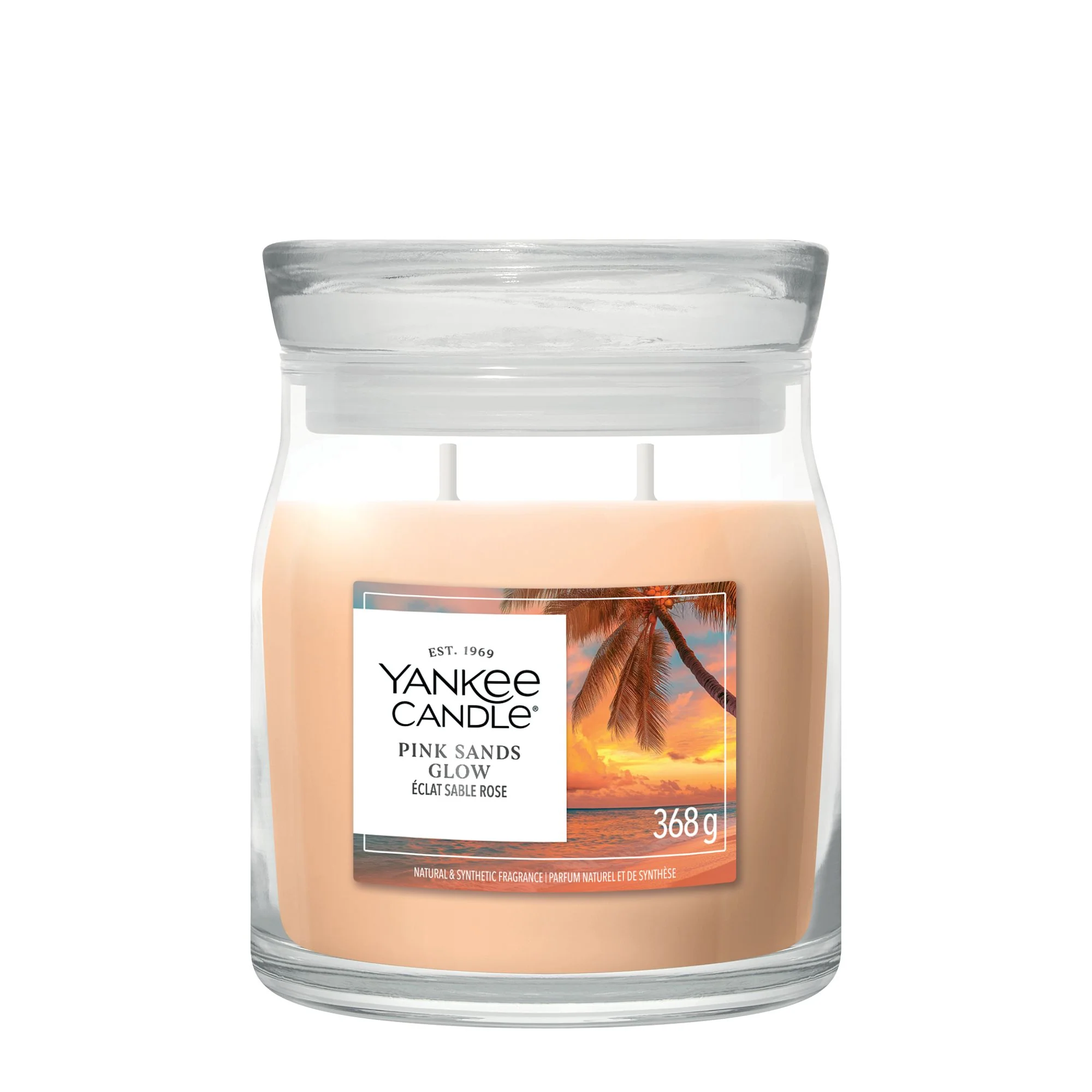 Pink Sands Glow Signature Medium Jar by Yankee Candle