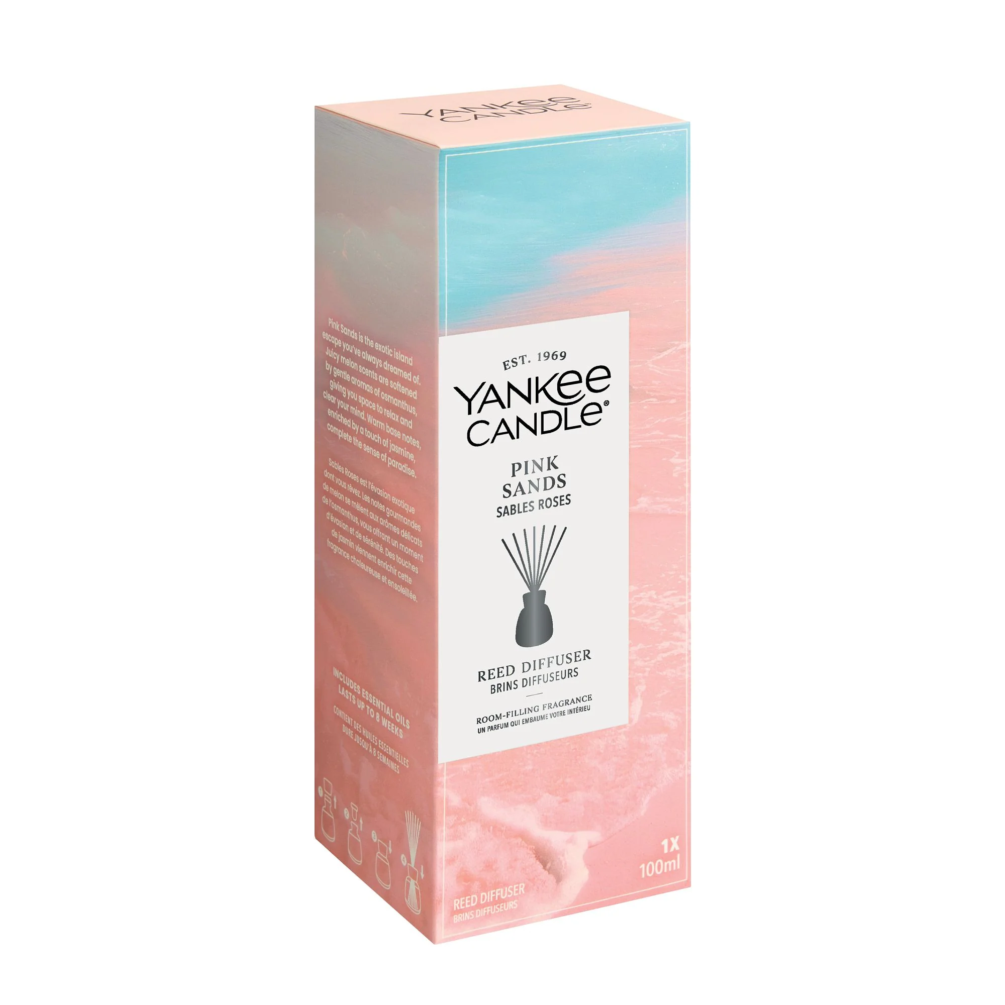 Pink Sands Reed Diffuser 100ml by Yankee Candle - Image 2