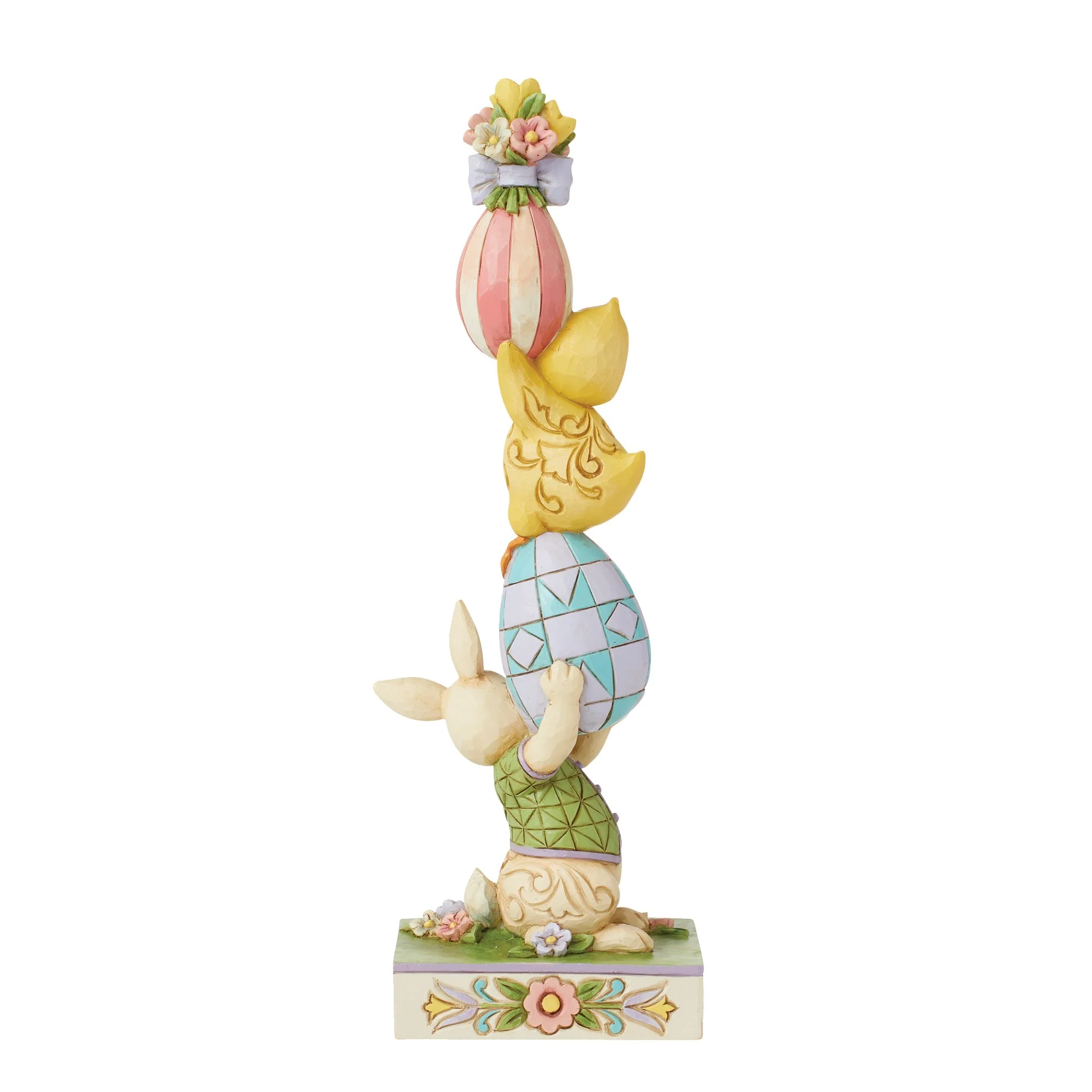 Playful Pile-up (Stacked Bunny Figurine) - Heartwood Creek by Jim Shore - Image 3