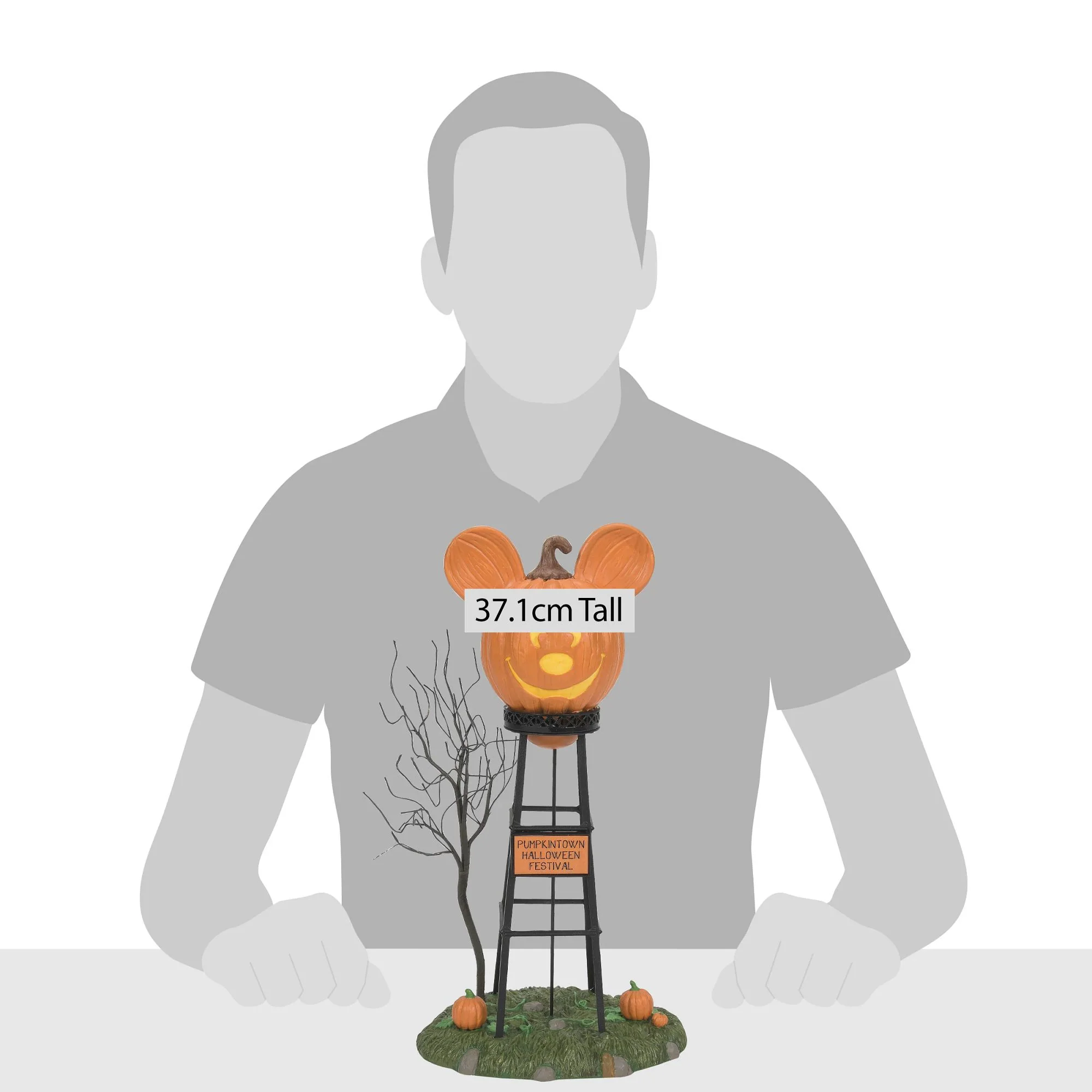 Pumpkintown Water Tower - Disney Village by D56 - Image 5