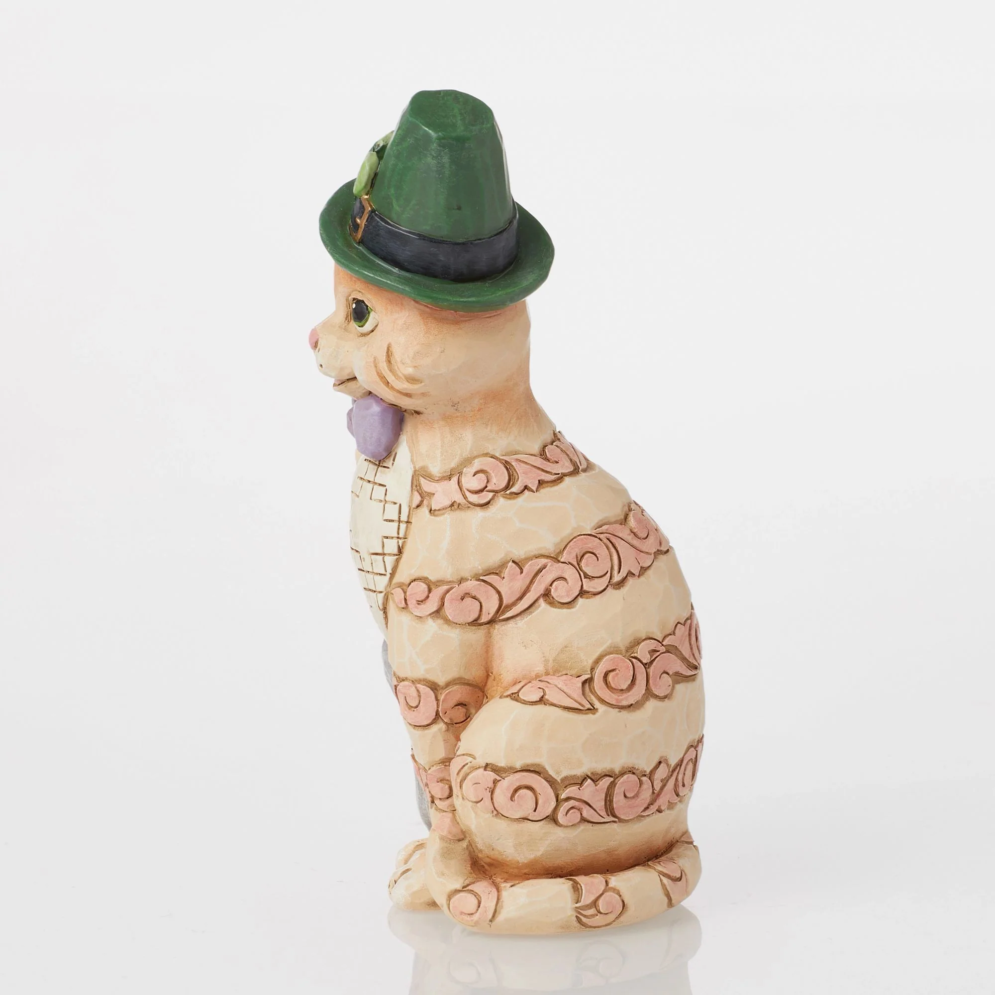 Purr-fectly Irish (Orange Tabby Figurine) - Heartwood Creek by Jim Shore - Image 3
