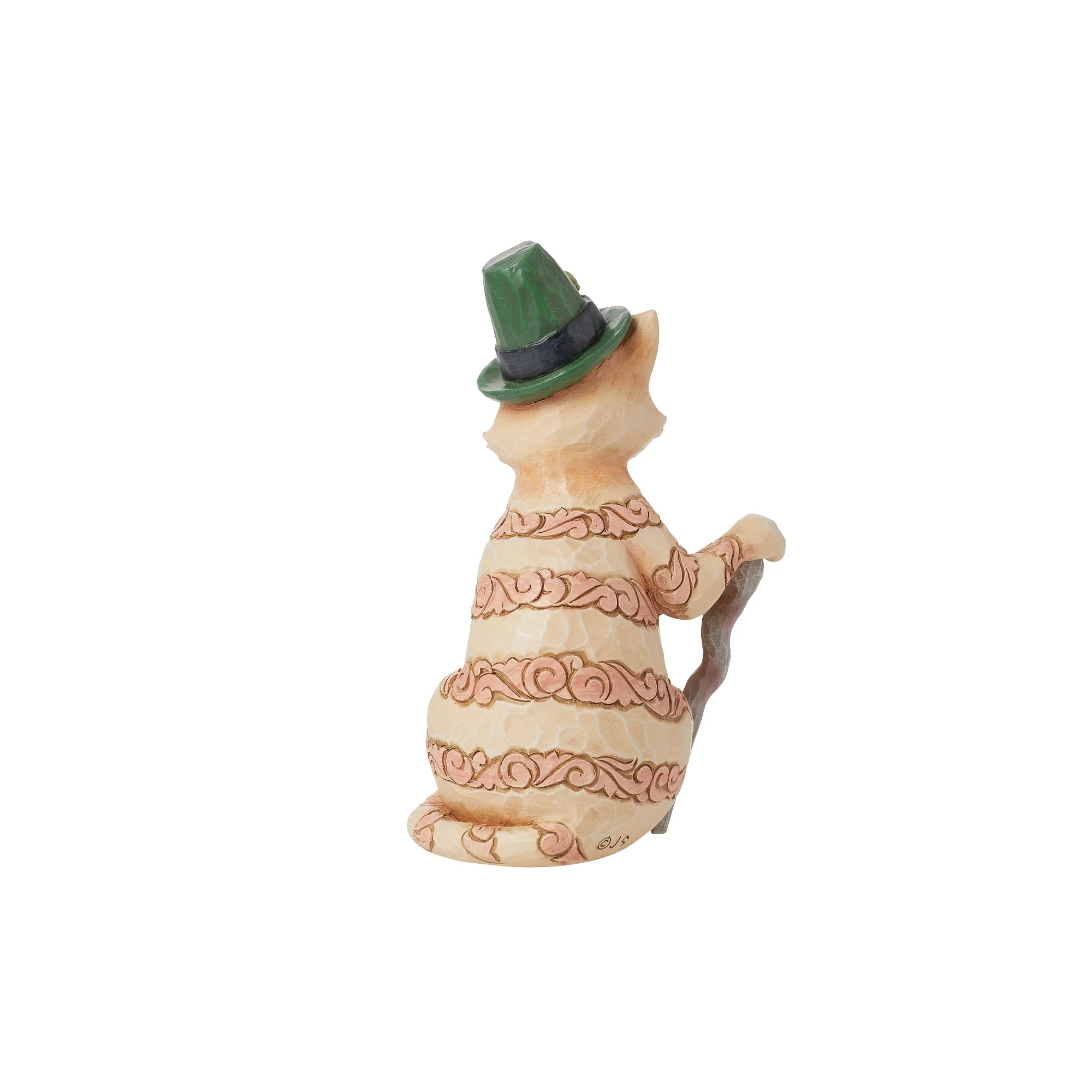 Purr-fectly Irish (Orange Tabby Figurine) - Heartwood Creek by Jim Shore - Image 4