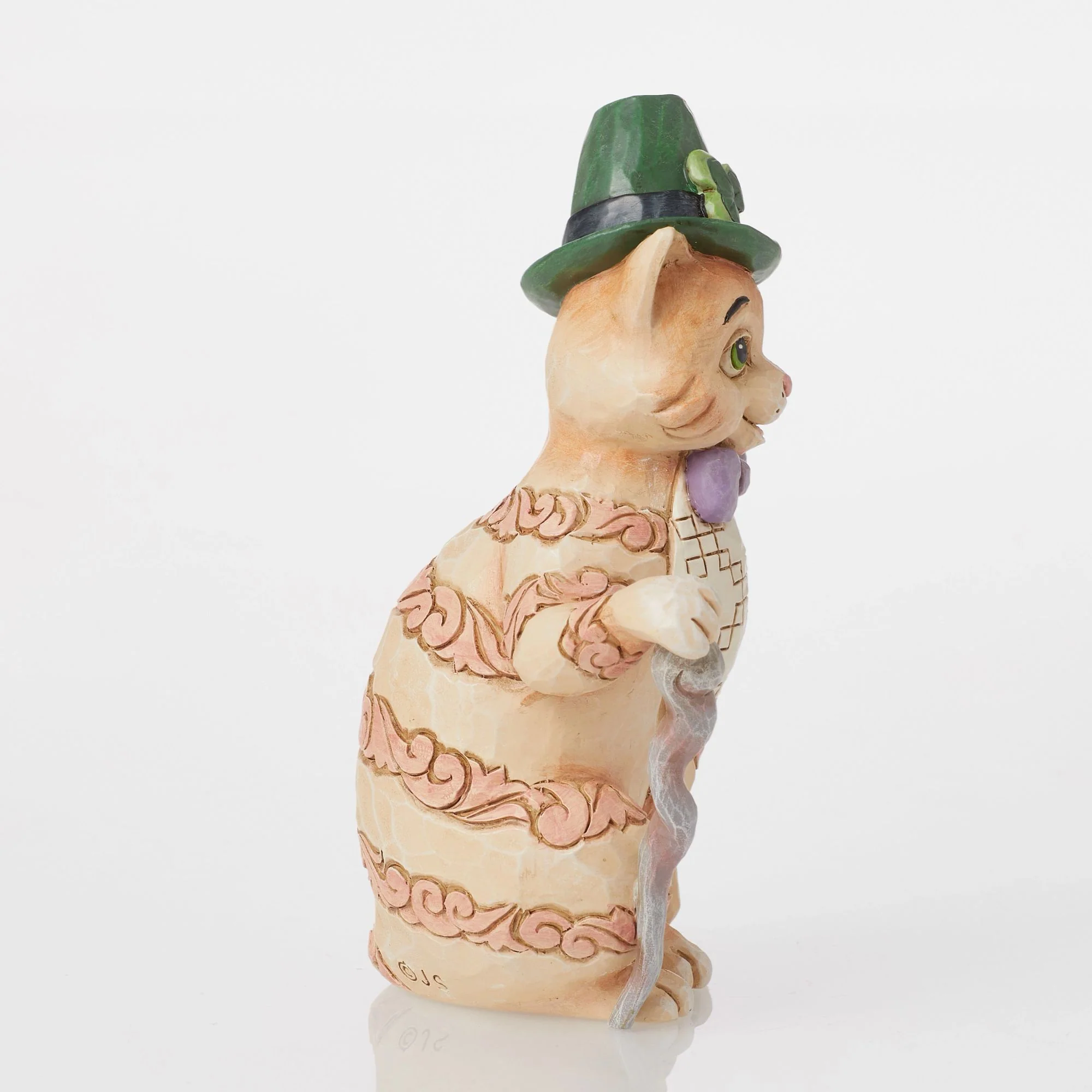 Purr-fectly Irish (Orange Tabby Figurine) - Heartwood Creek by Jim Shore - Image 5