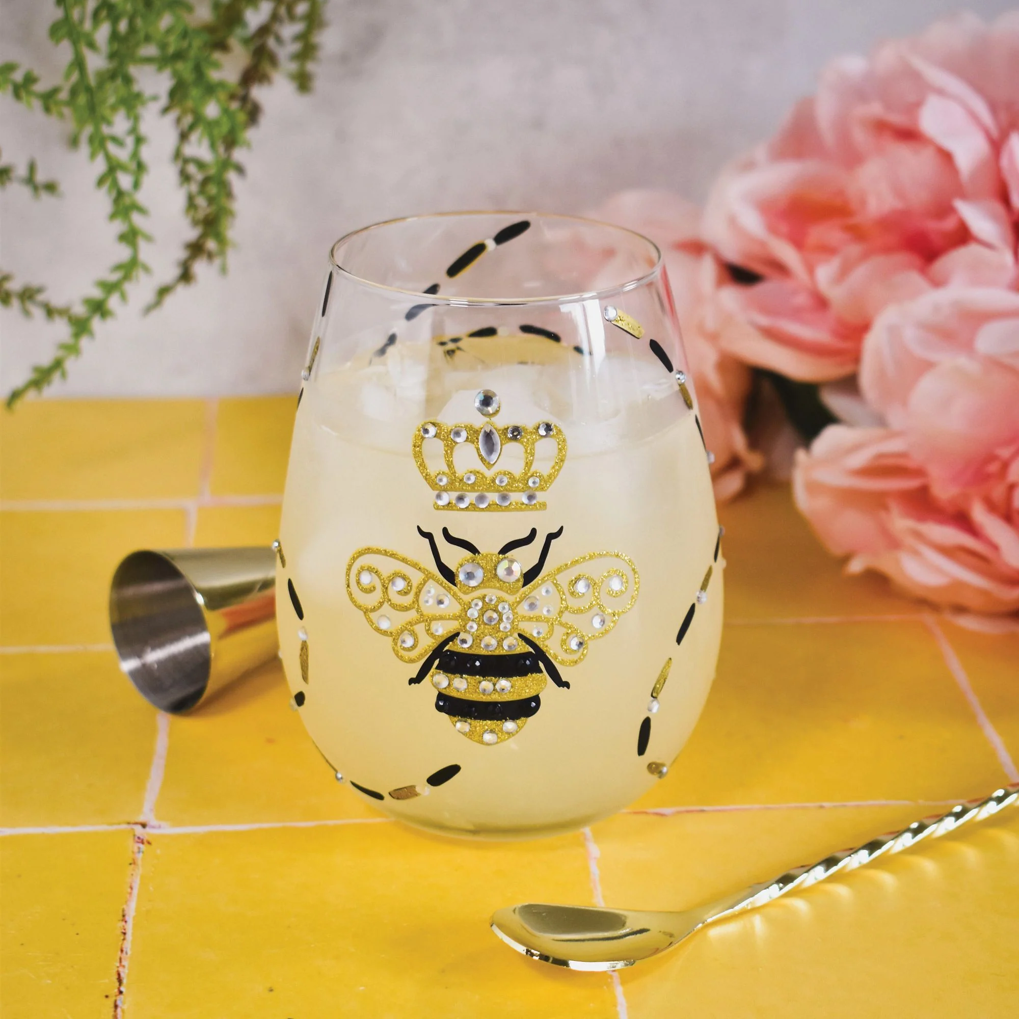 Queen Bee Stemless Glass by Lolita - Image 11