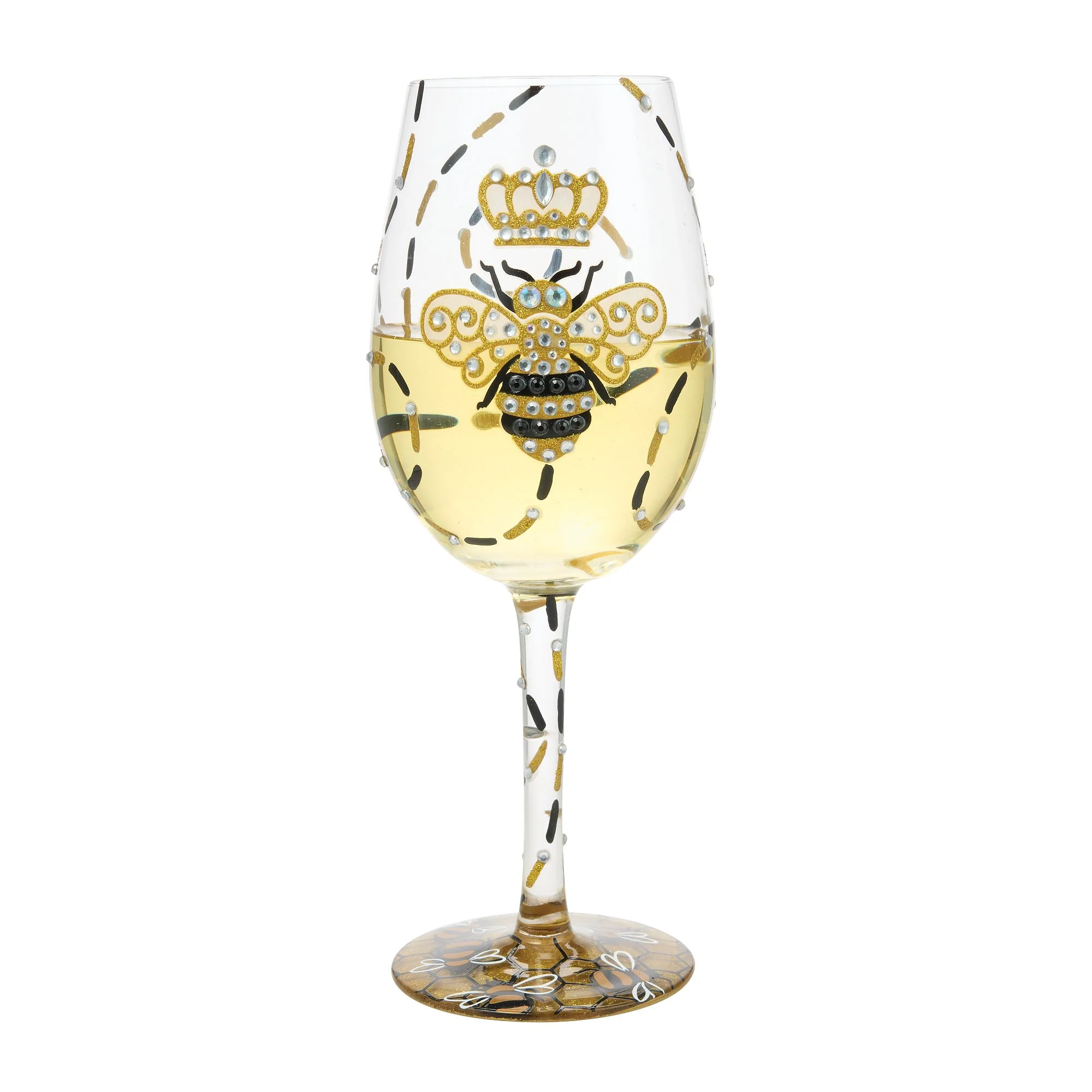 Queen Bee Wine Glass - Image 2