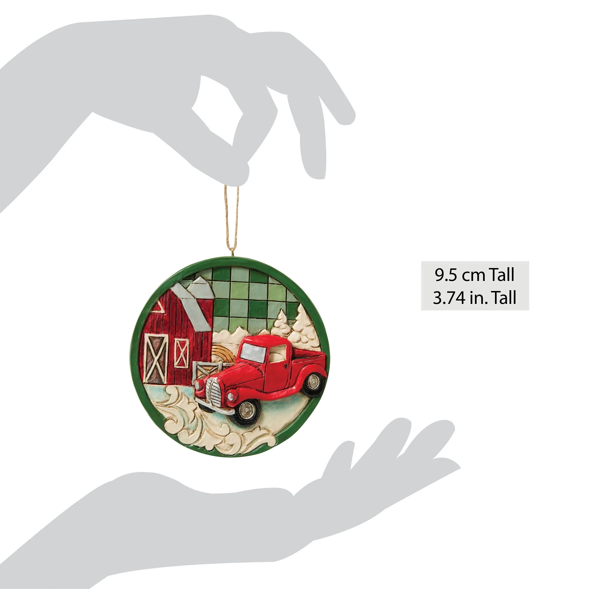 Red Truck Hanging Ornament - Image 5