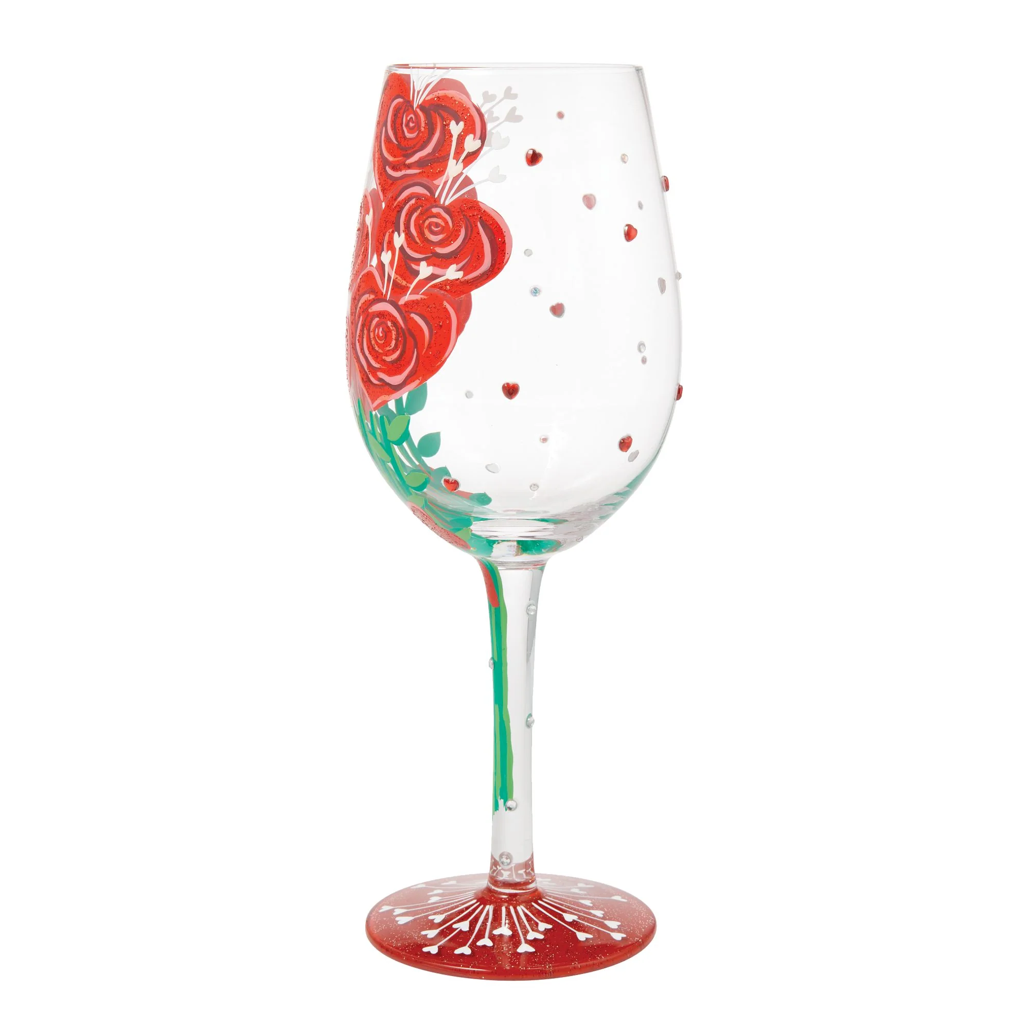 Rose Bouquet Wine Glass by Lolita - Image 4