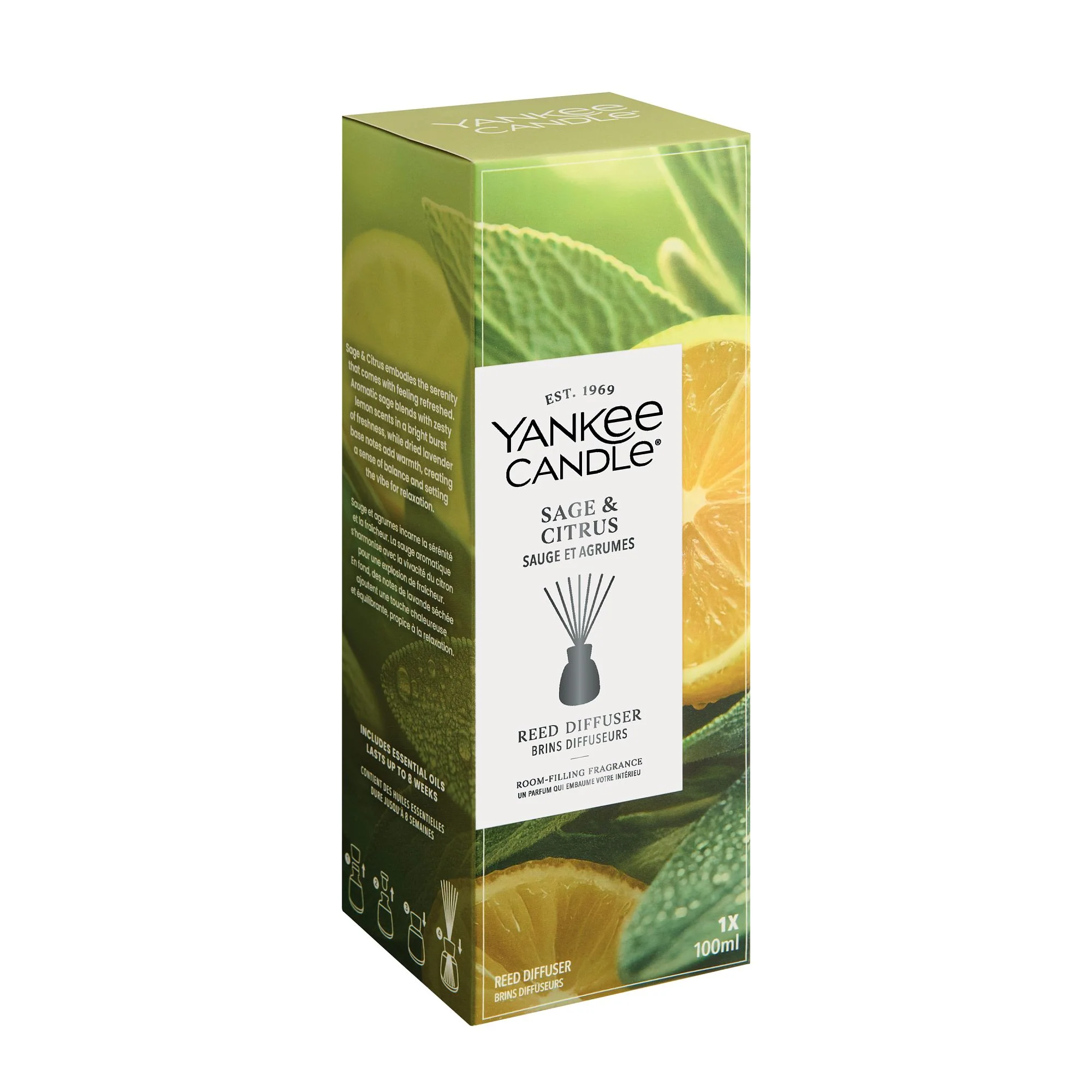 Sage & Citrus Reed Diffuser 100ml by Yankee Candle - Image 2