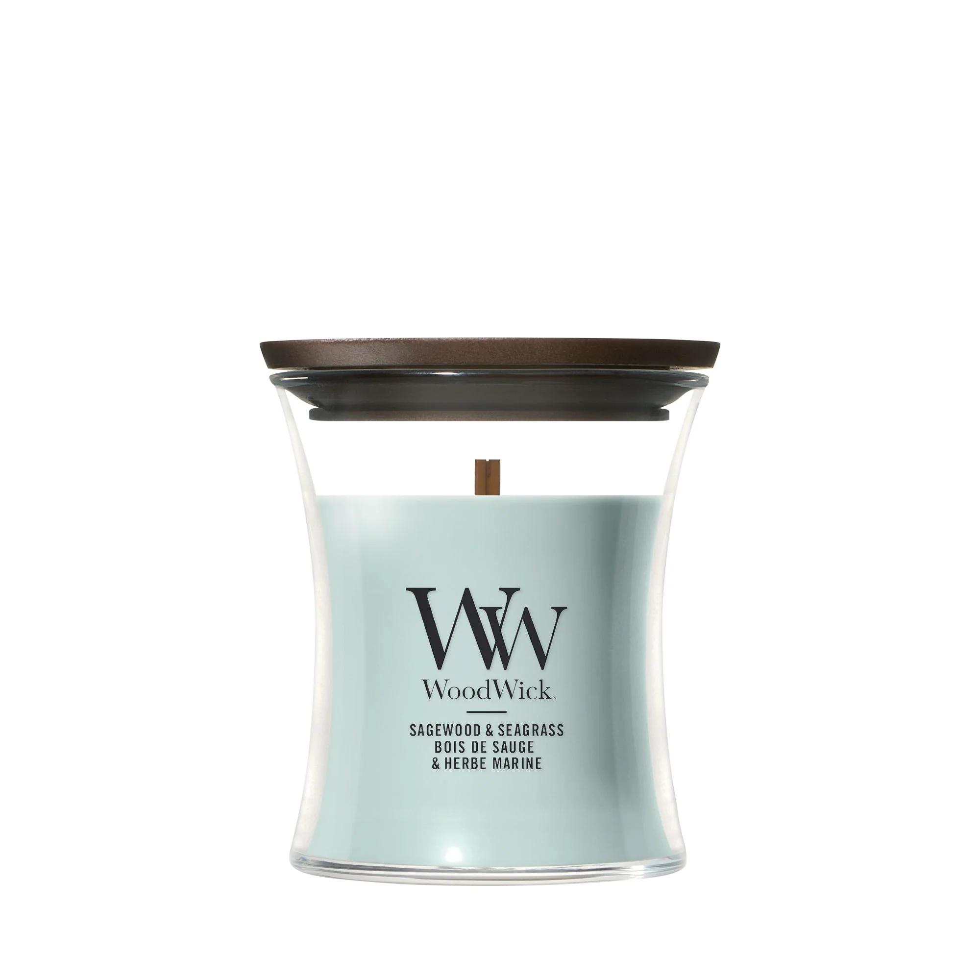 Sagewood & Seagrass Mini Hourglass by WoodWick