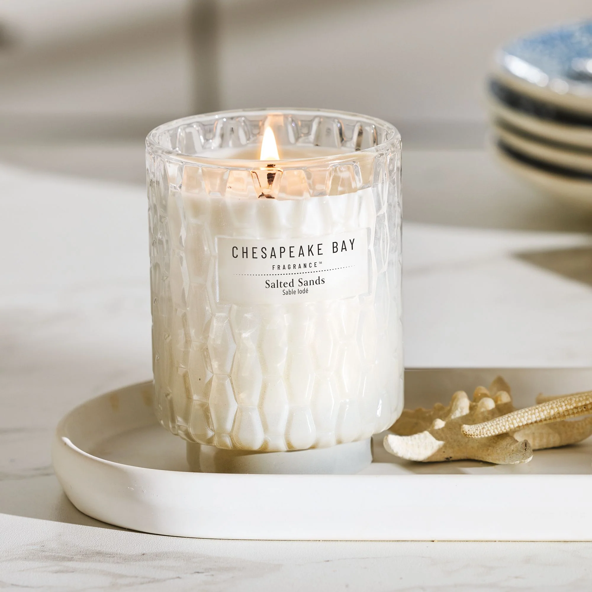 Salted Sands Medium Candle by Chesapeake Bay - Image 2