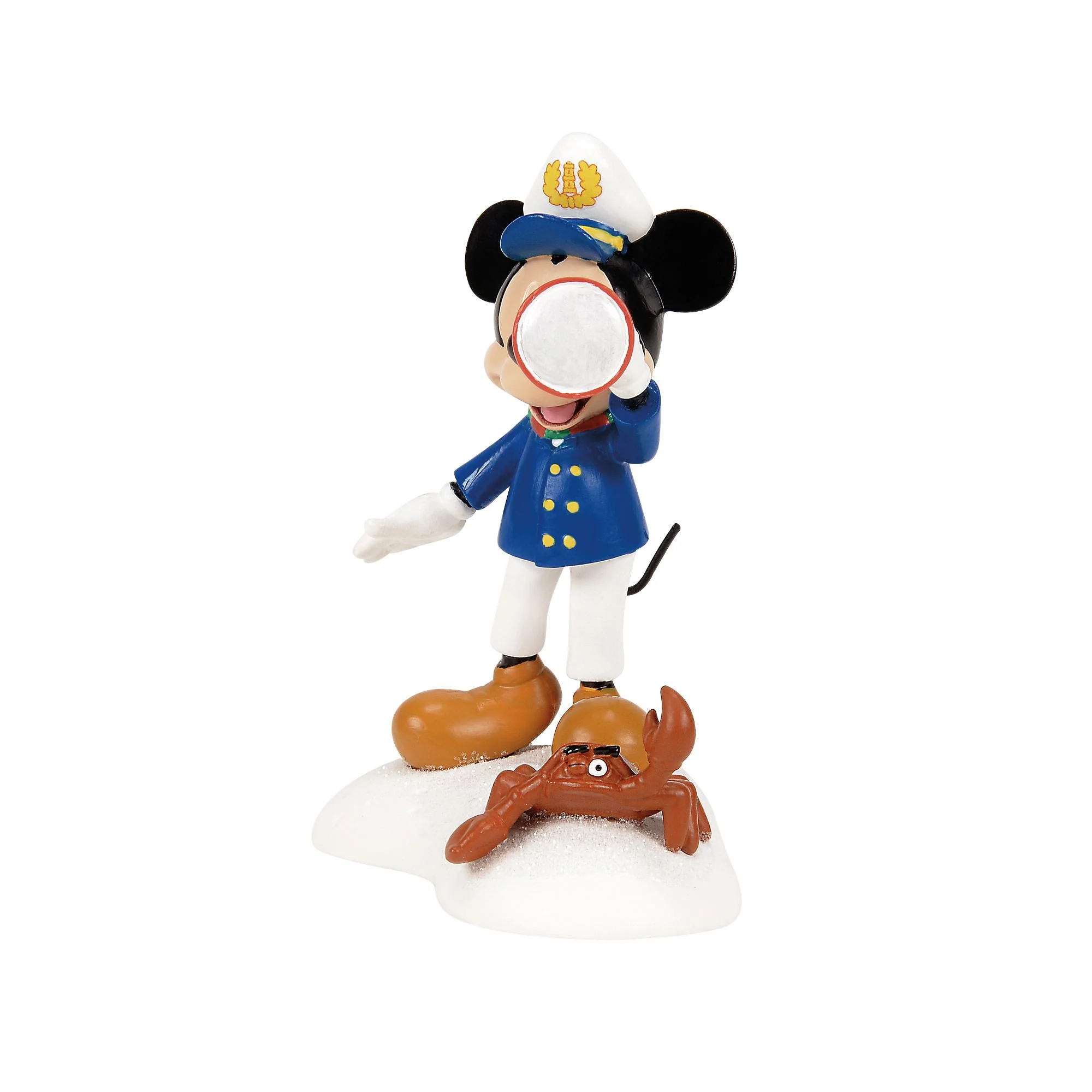 Santa Ahoy! (Mickey with telescope) Disney Village by D56 - Image 5