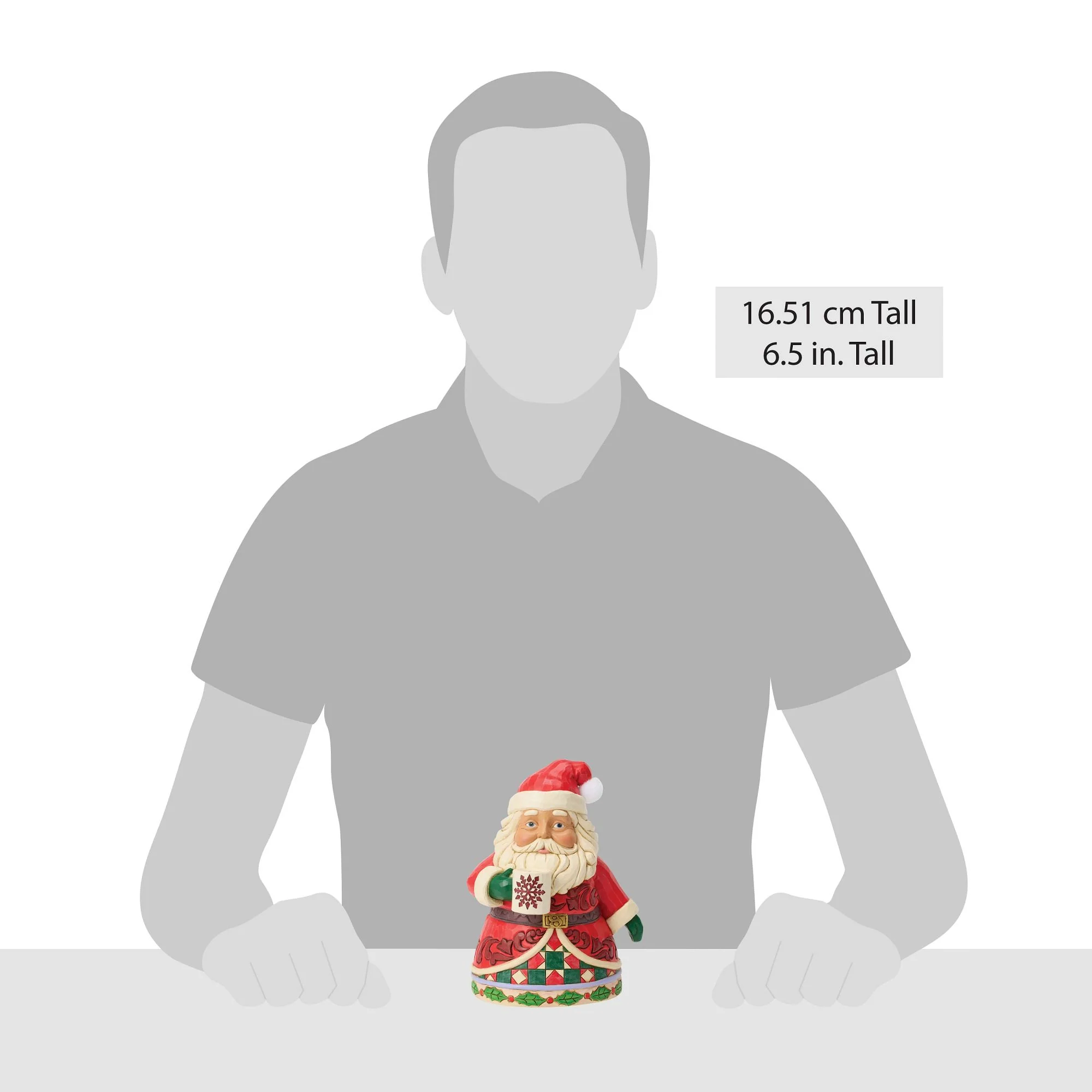 Santa Drinking Hot Cocoa - Image 6