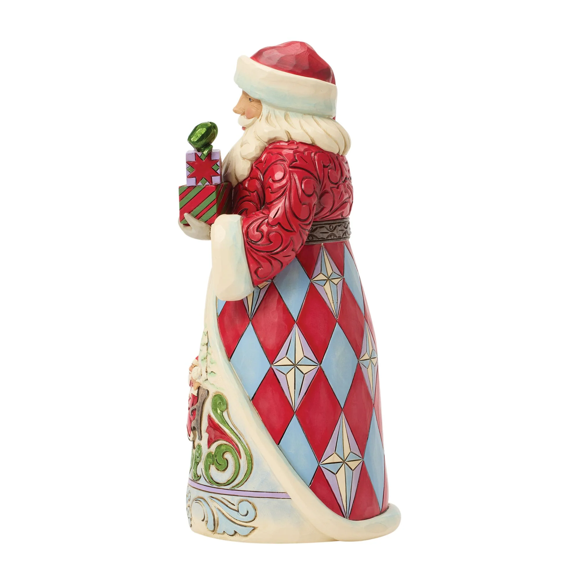 Santa with Santa & Mrs Claus on Skirt - Image 2