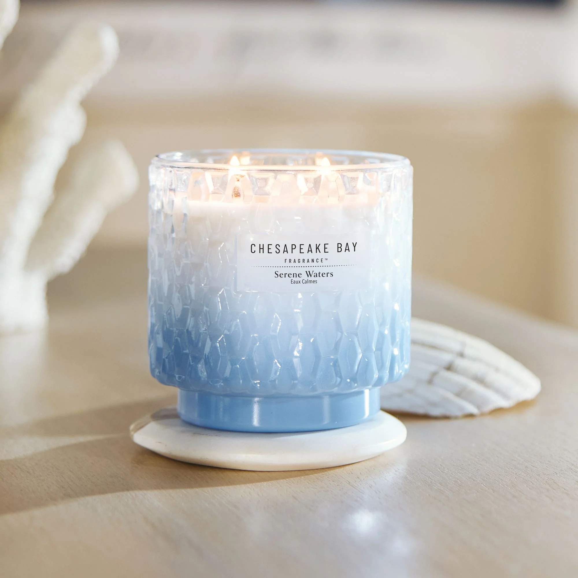 Serene Waters Large Candle by Chesapeake Bay - Image 2