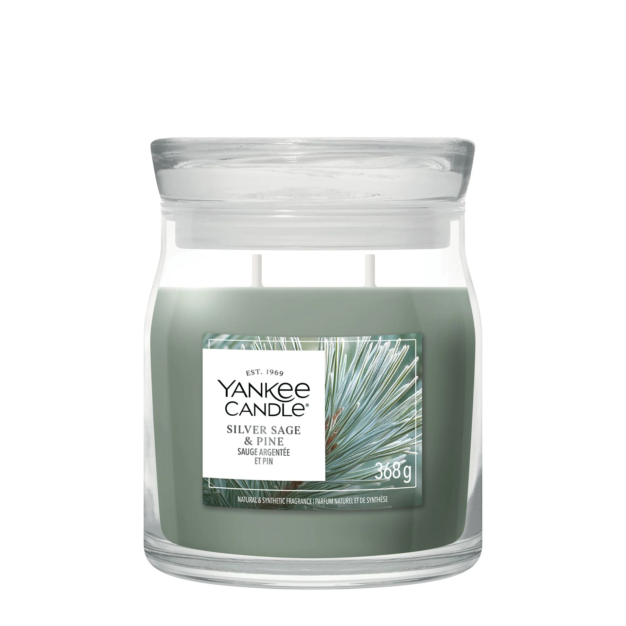 Silver Sage & Pine Signature Medium Jar by Yankee Candle
