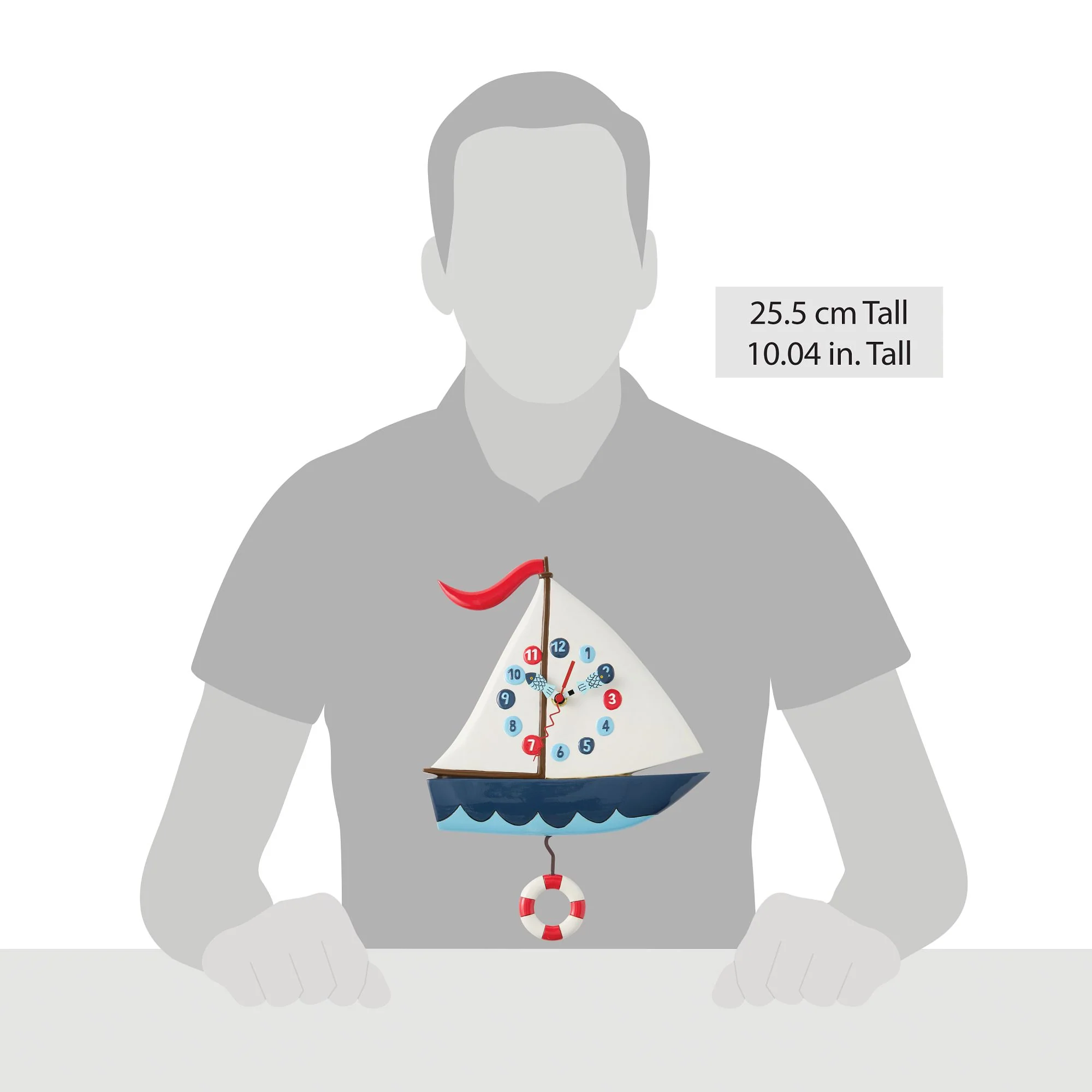 Smooth Sailing Wall Clock by Allen Designs - Image 5