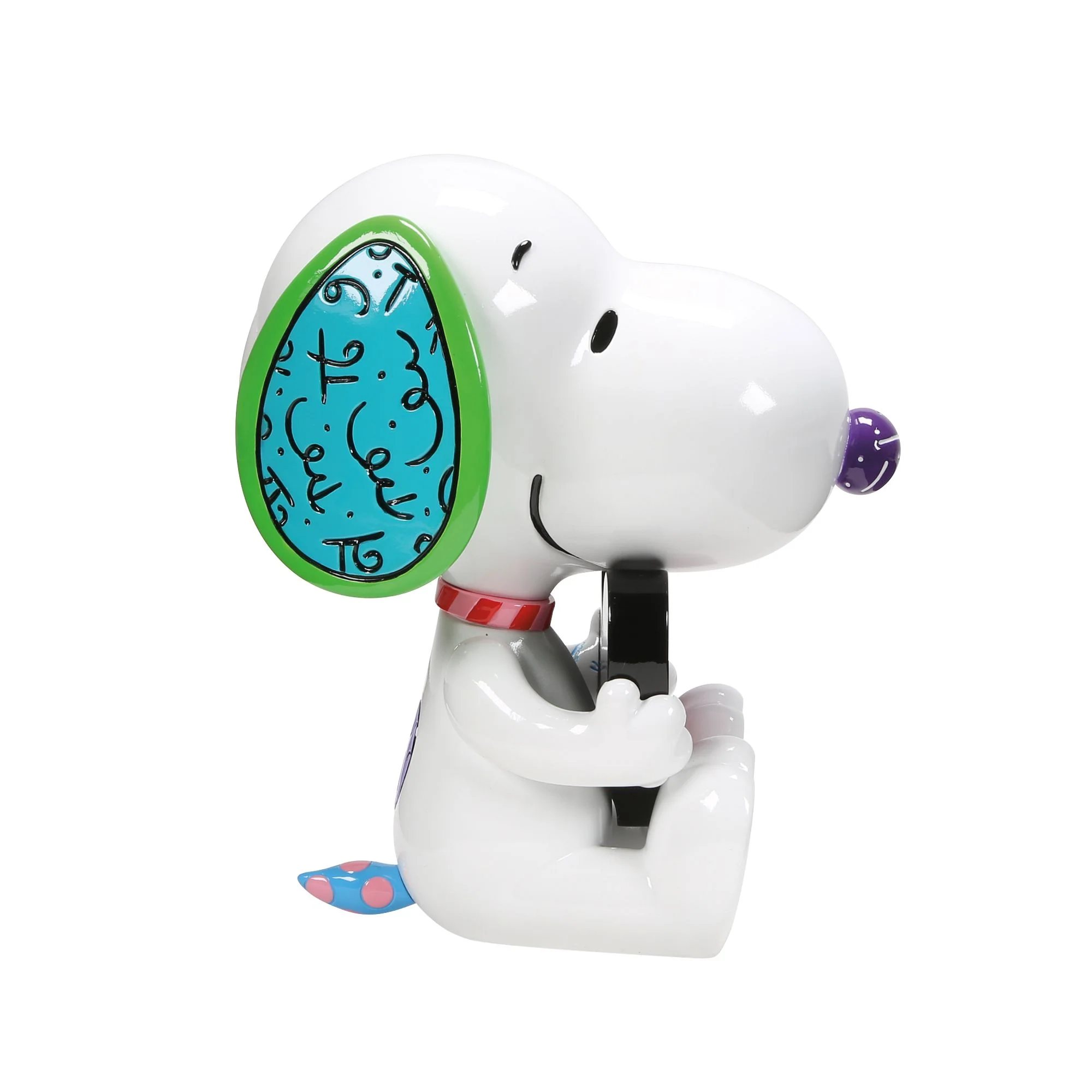 Snoopy Statue with Britto Heart Figurine - Image 4