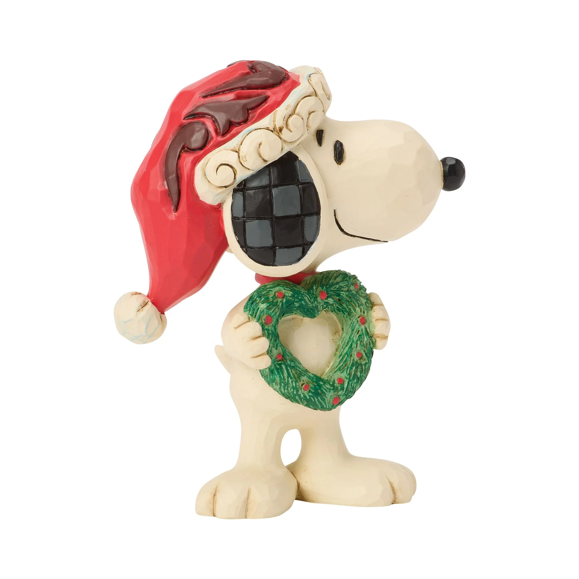 Snoopy with Heart Wreath Mini Figurine - Image 2