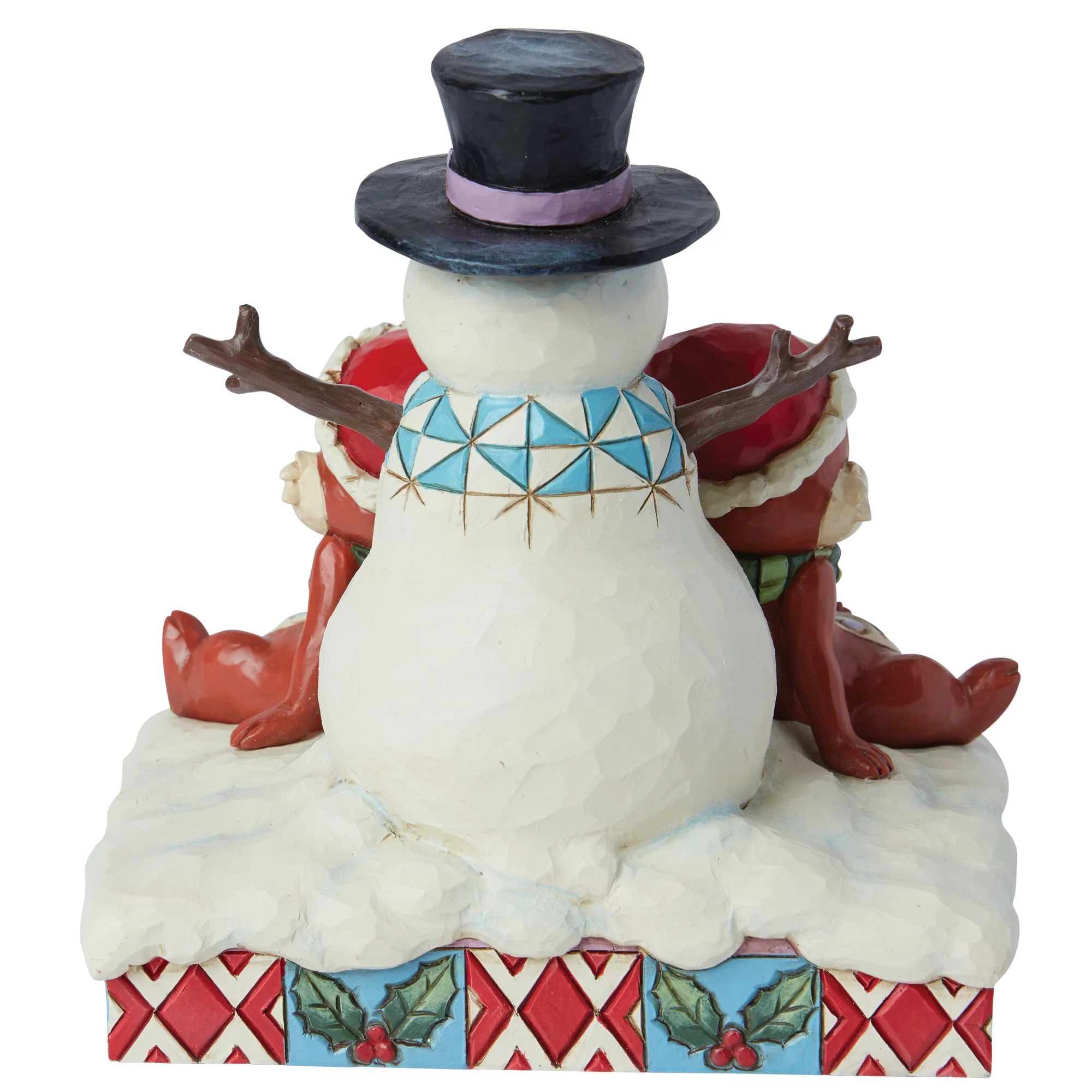 Snow Much Fun (Chip n Dale Snowman Figurine) - Disney Traditions by Jim Shore - Image 2
