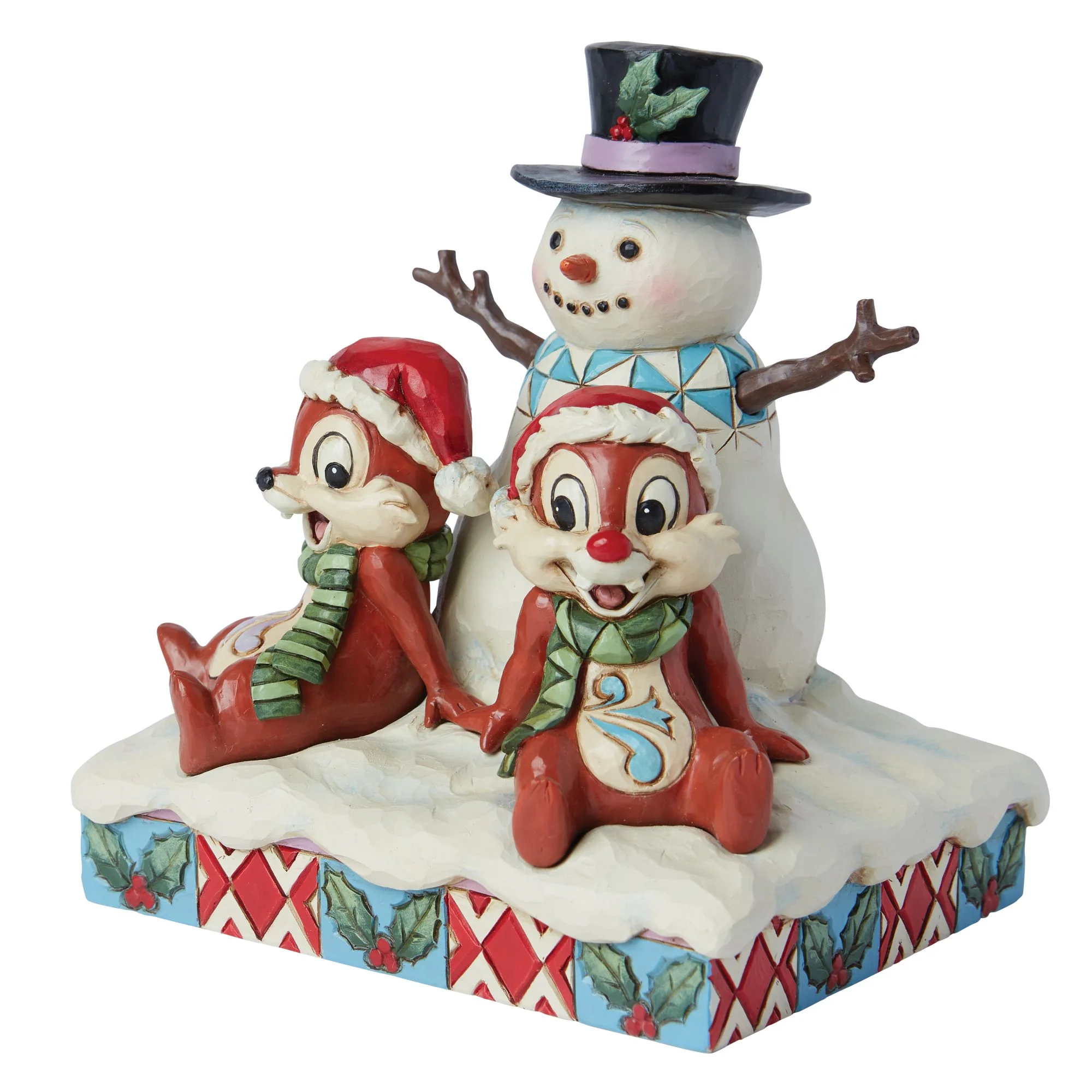 Snow Much Fun (Chip n Dale Snowman Figurine) - Disney Traditions by Jim Shore - Image 3