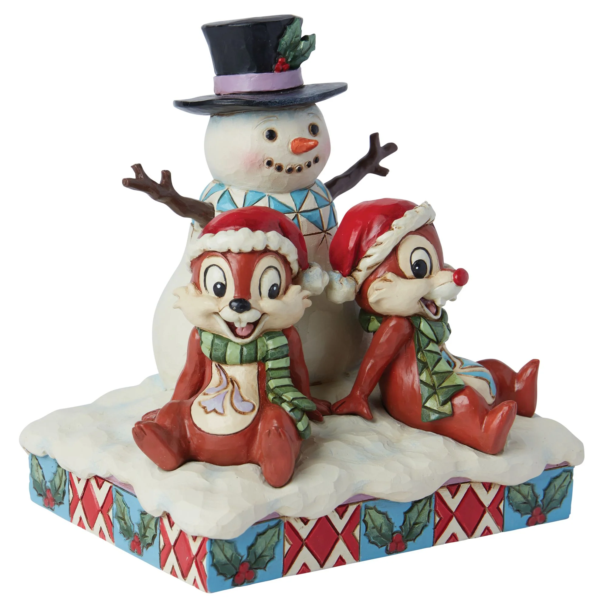 Snow Much Fun (Chip n Dale Snowman Figurine) - Disney Traditions by Jim Shore - Image 4