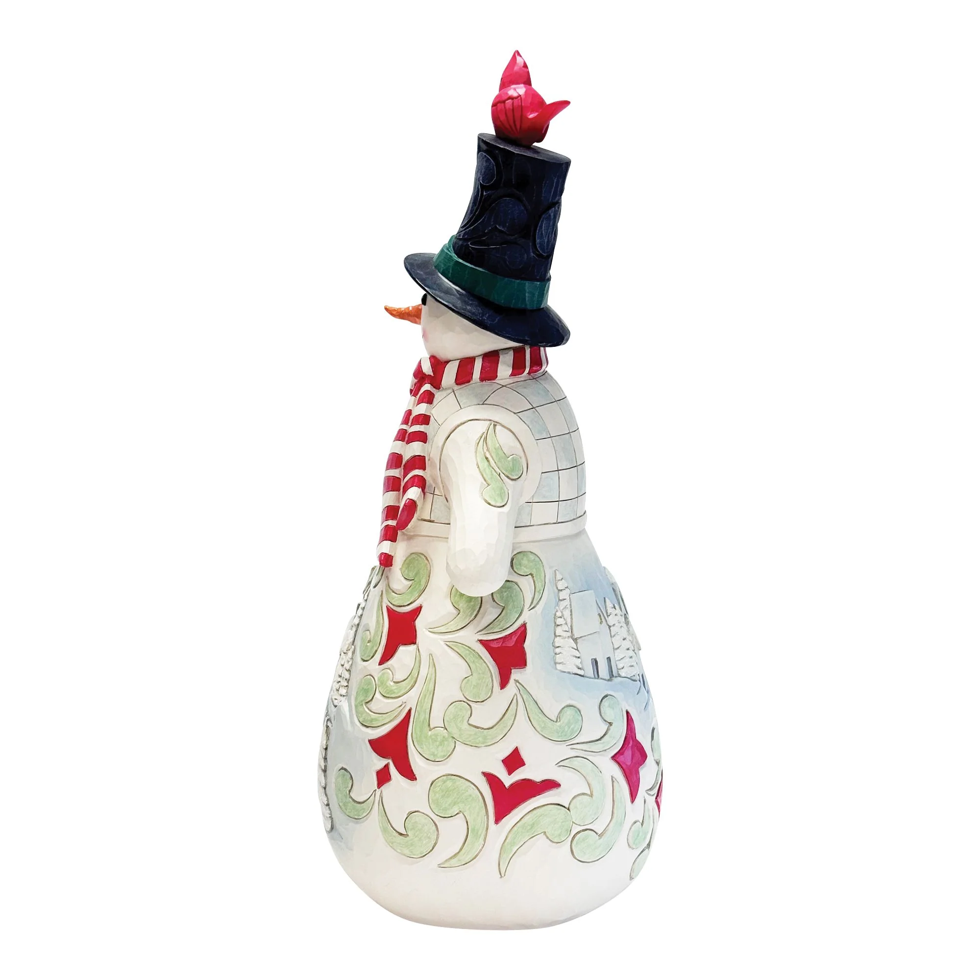 Snowman LED Candle Statue - Image 3