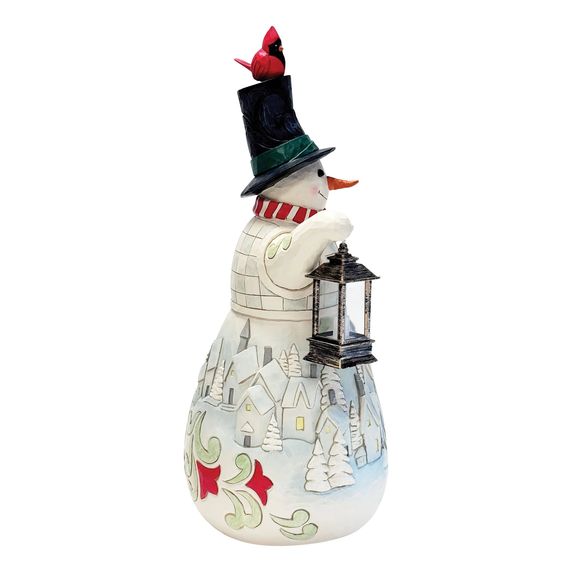 Snowman LED Candle Statue - Image 4