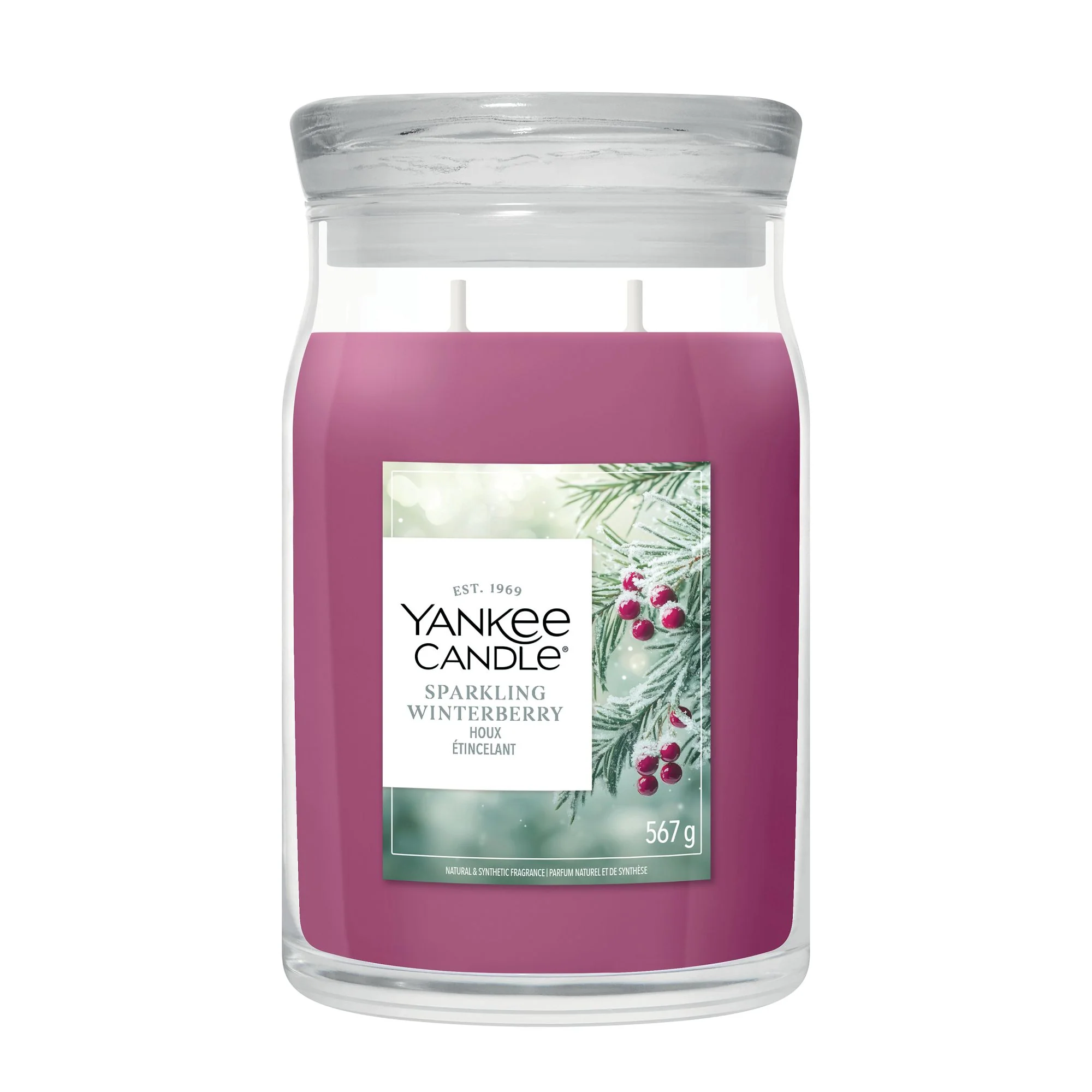 Sparkling Winterberry Signature Large Jar by Yankee Candle