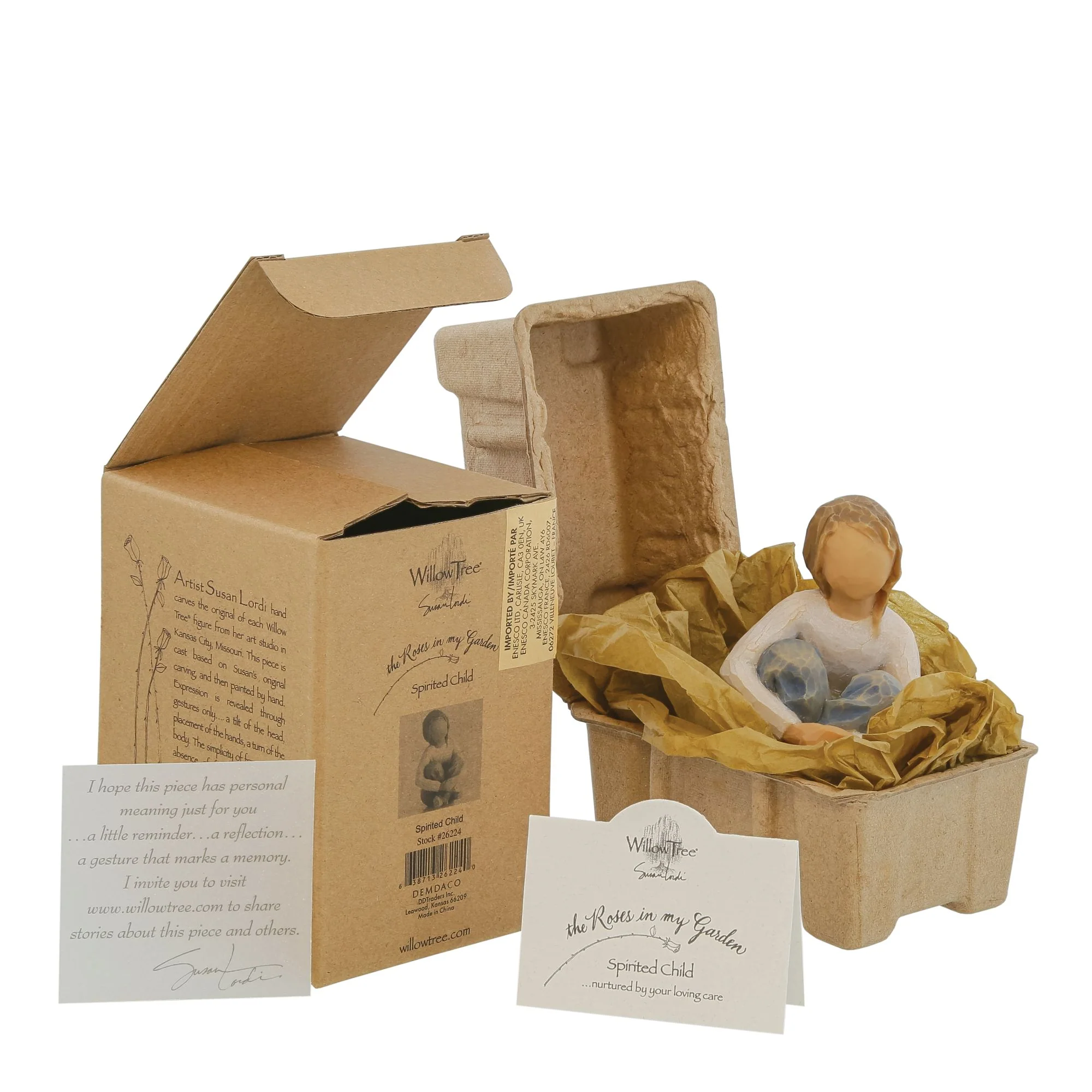 Spirited Child Figurine by Willow Tree - Image 4