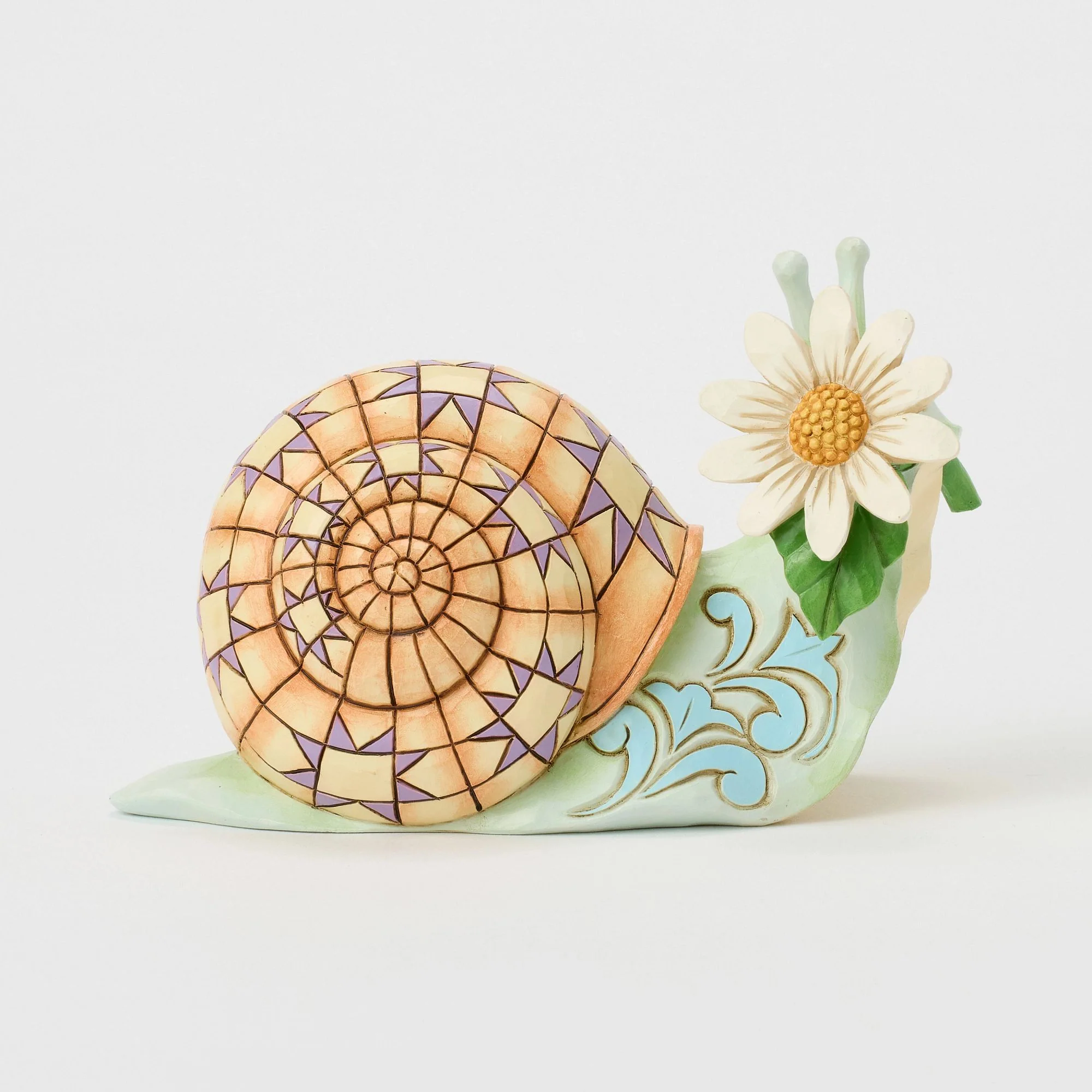 Springtime Charmer (Snail with Daisy Figurine) - Image 2