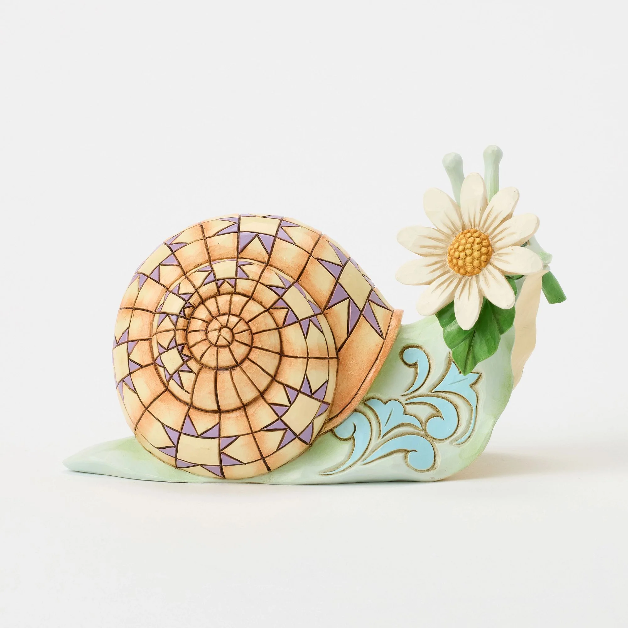 Springtime Charmer (Snail with Daisy Figurine) - Image 7
