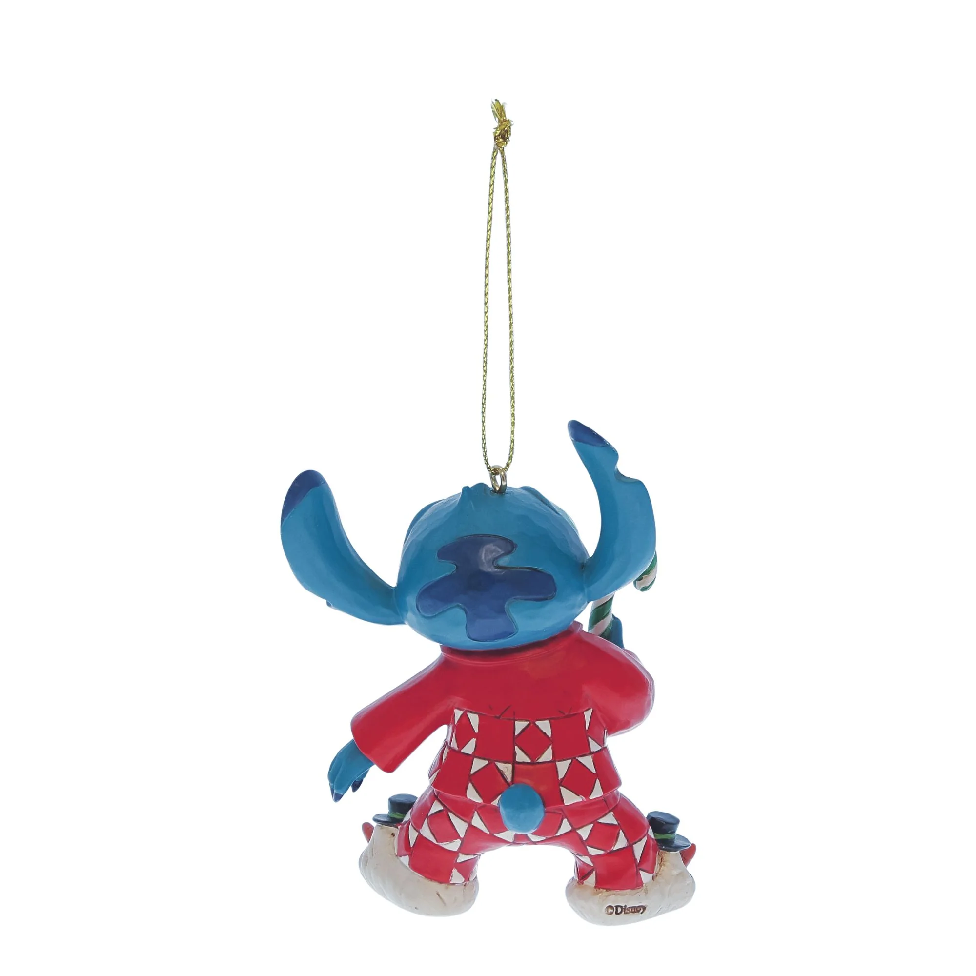 Stitch in Christmas PJs Hanging Ornament - Image 2