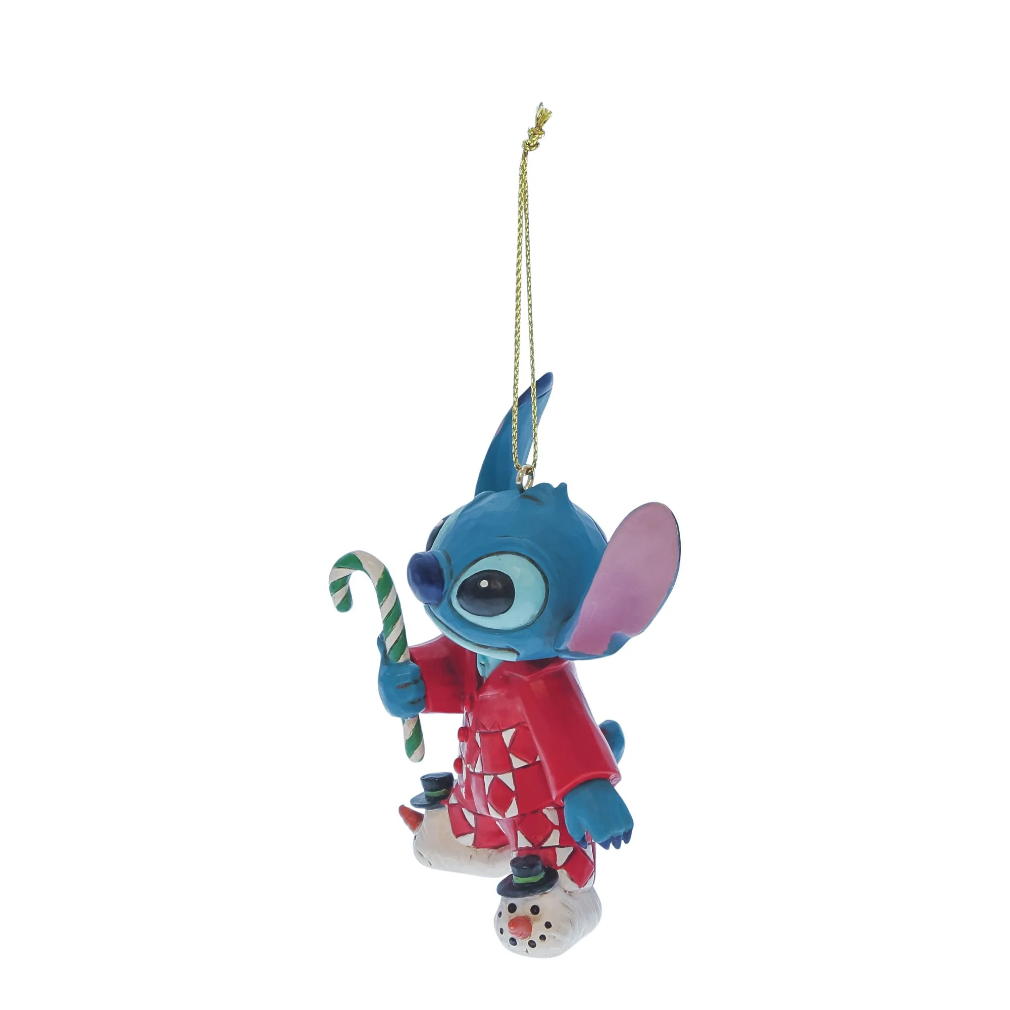 Stitch in Christmas PJs Hanging Ornament - Image 4