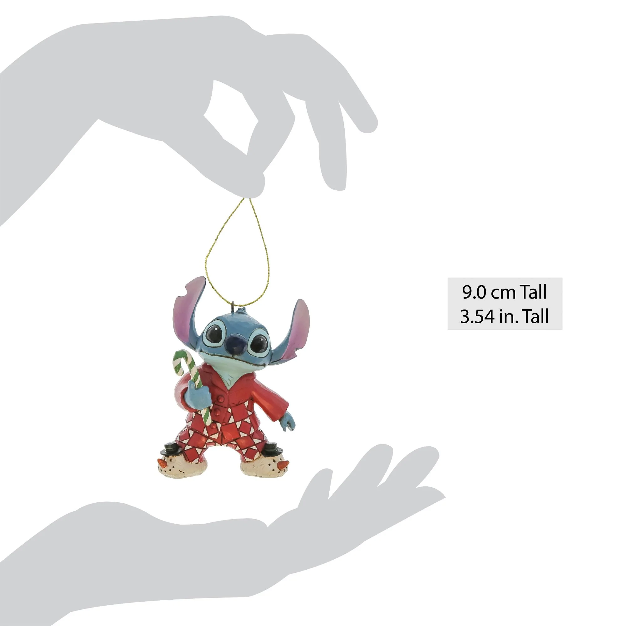 Stitch in Christmas PJs Hanging Ornament - Image 5